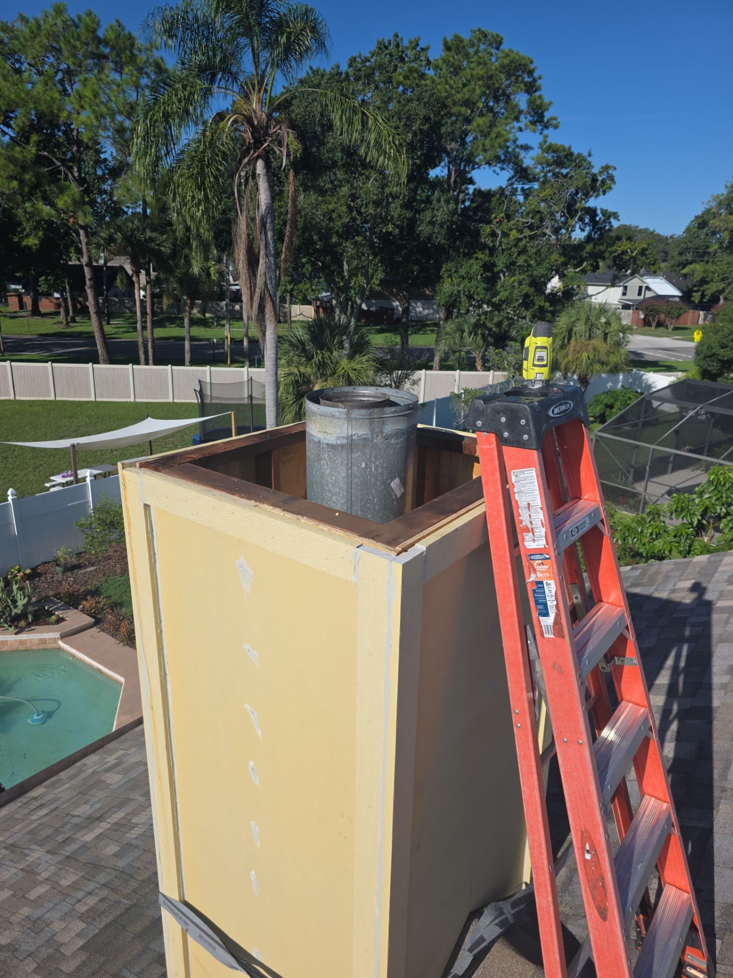 Chimney Chase Pan Replacement by Hygienic Air, Inc