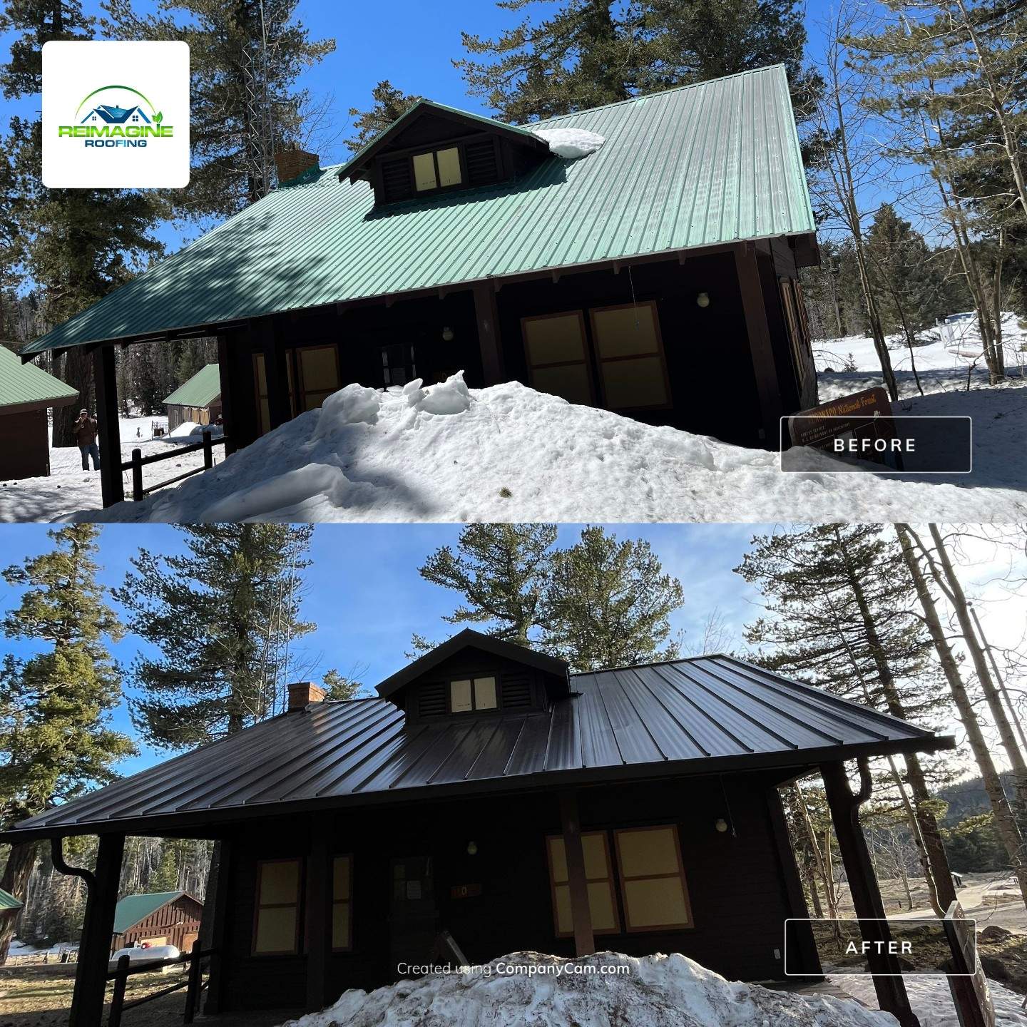 Burnished Slate Standing Seam by Reimagine Roofing