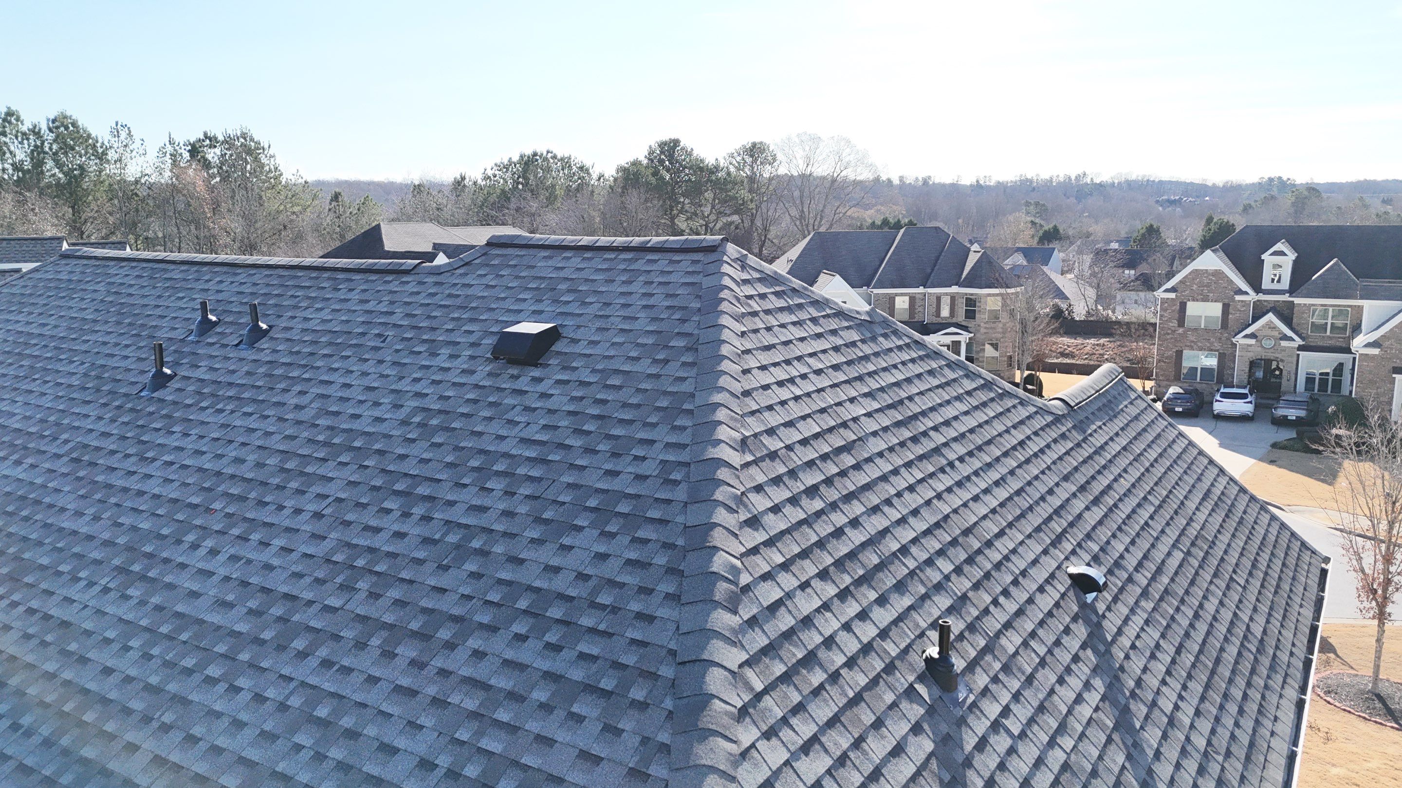 Cumming, GA Roof Replacement, GAF Timberline HDZ Weathered Wood by Reset Roofing