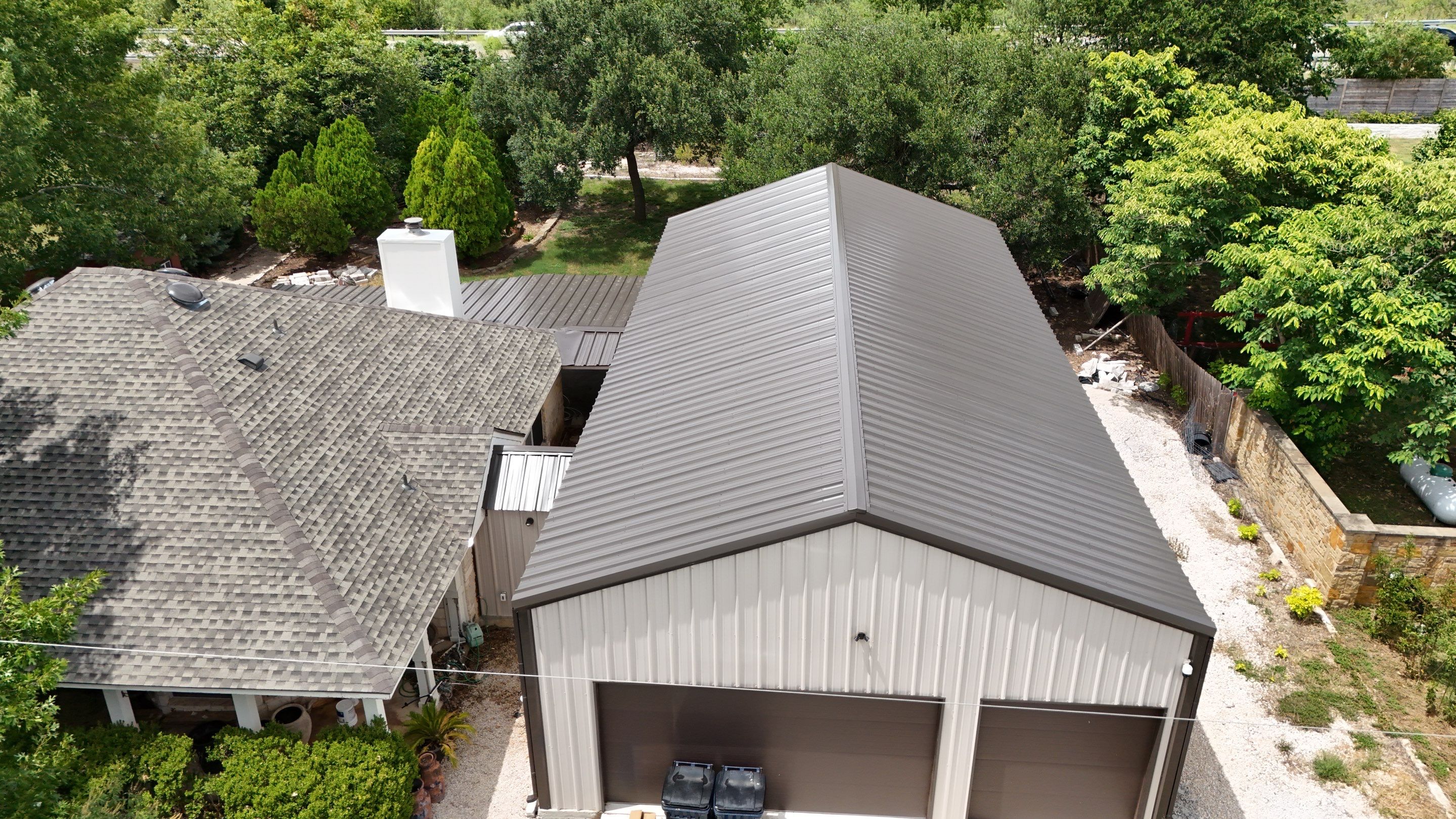 Residential Roof Replacement using GAF - HDZ - Weathered Wood by Action Exteriors Austin