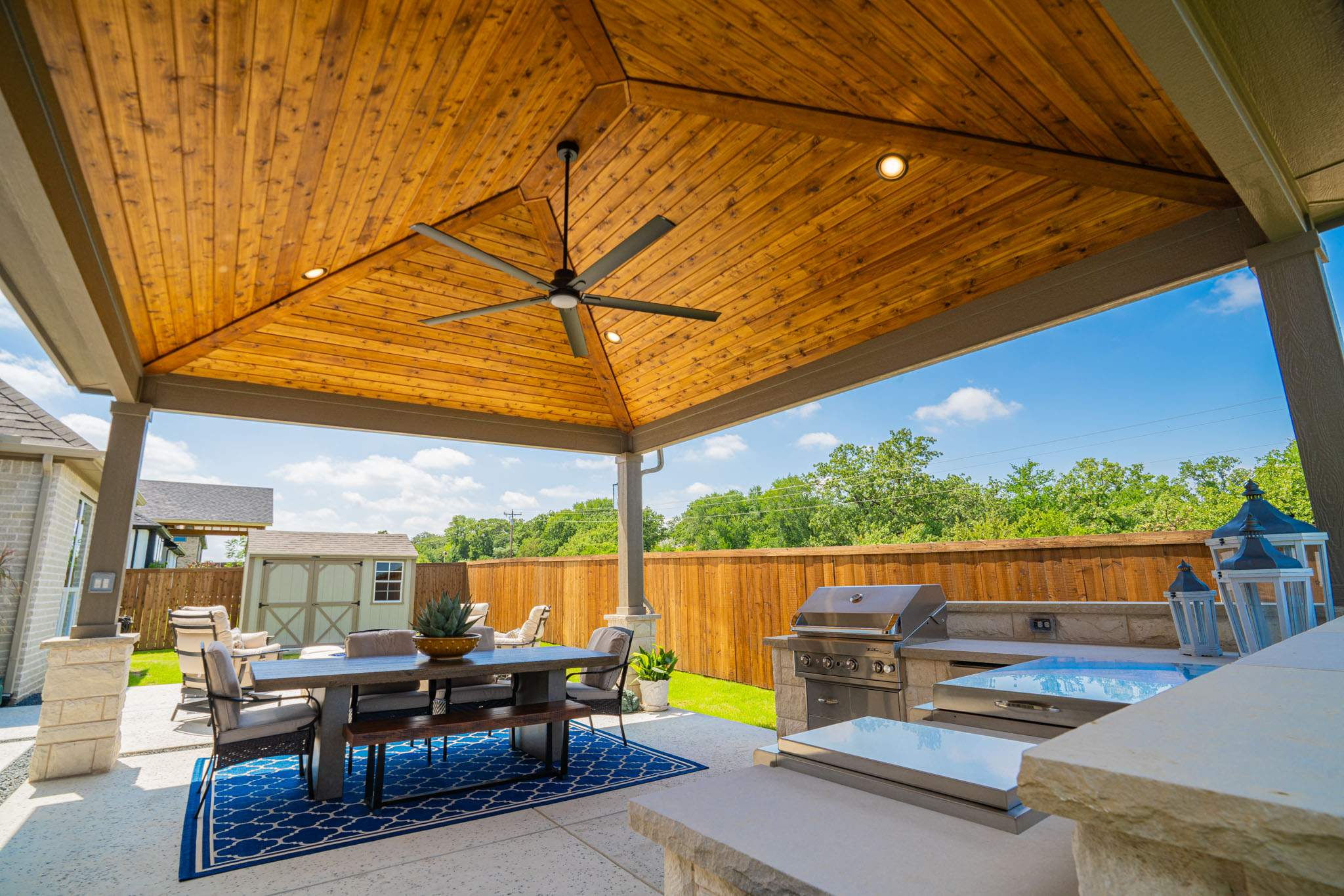 Backyard Hub: Structure & Style by Complete Exterior Solutions