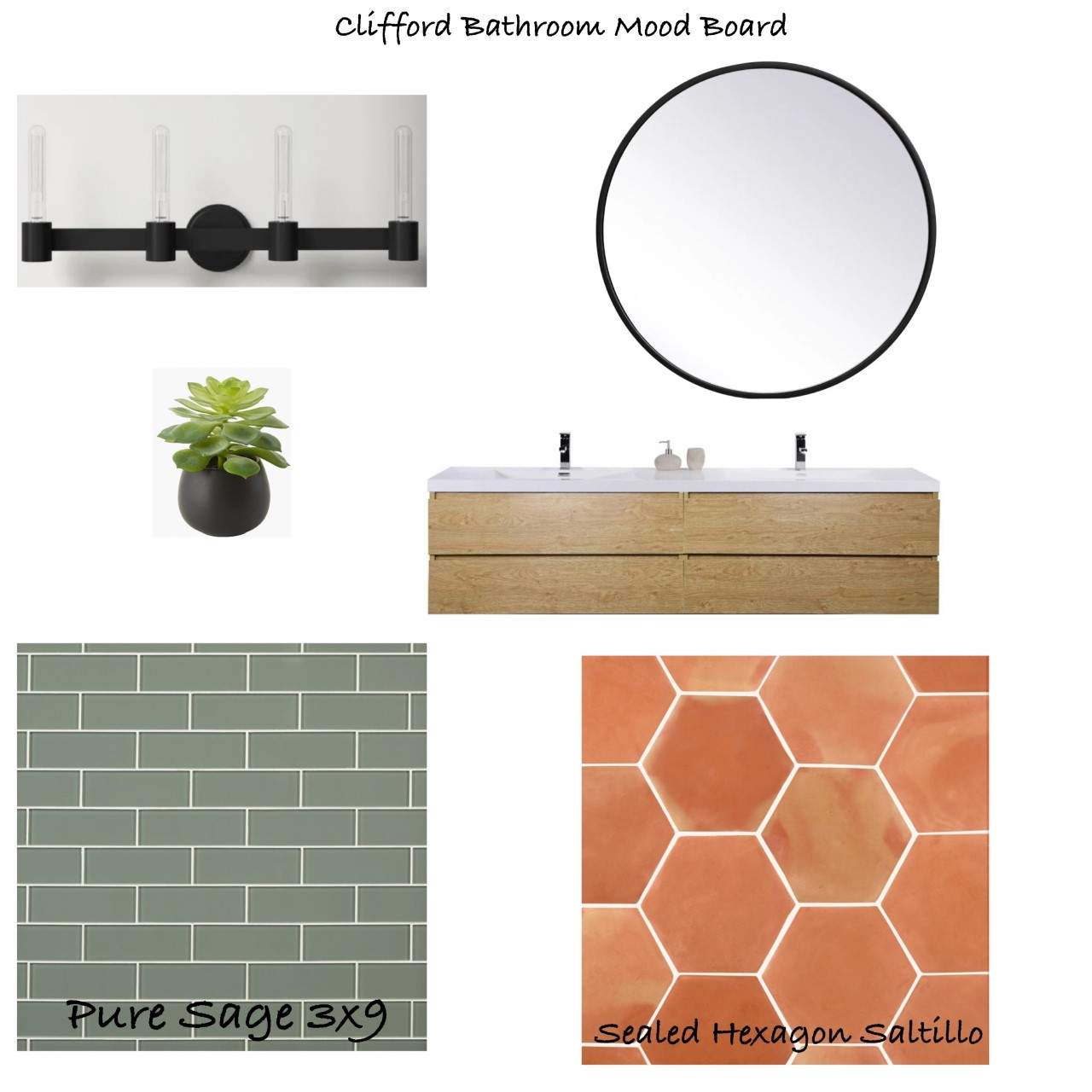 Braun Station Bathroom Remodel Mixing Sage Subway Tile & Saltillo Flooring by Legacy Bath and Kitchen 