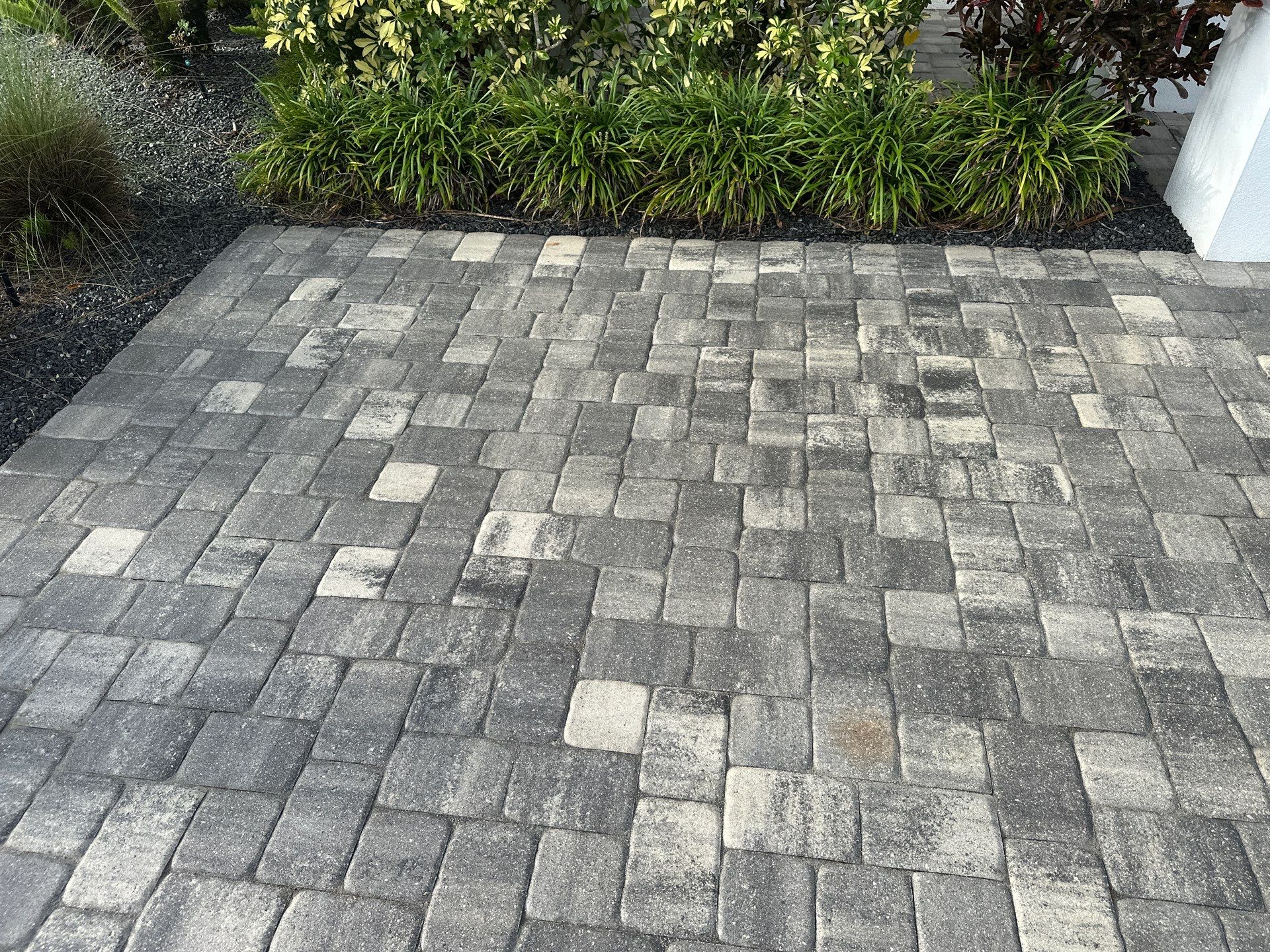 Paver Driveway, Sidewalk, and Culvert Cleaning in Winding River Community, Bradenton, FL by Sunshine AquaWash