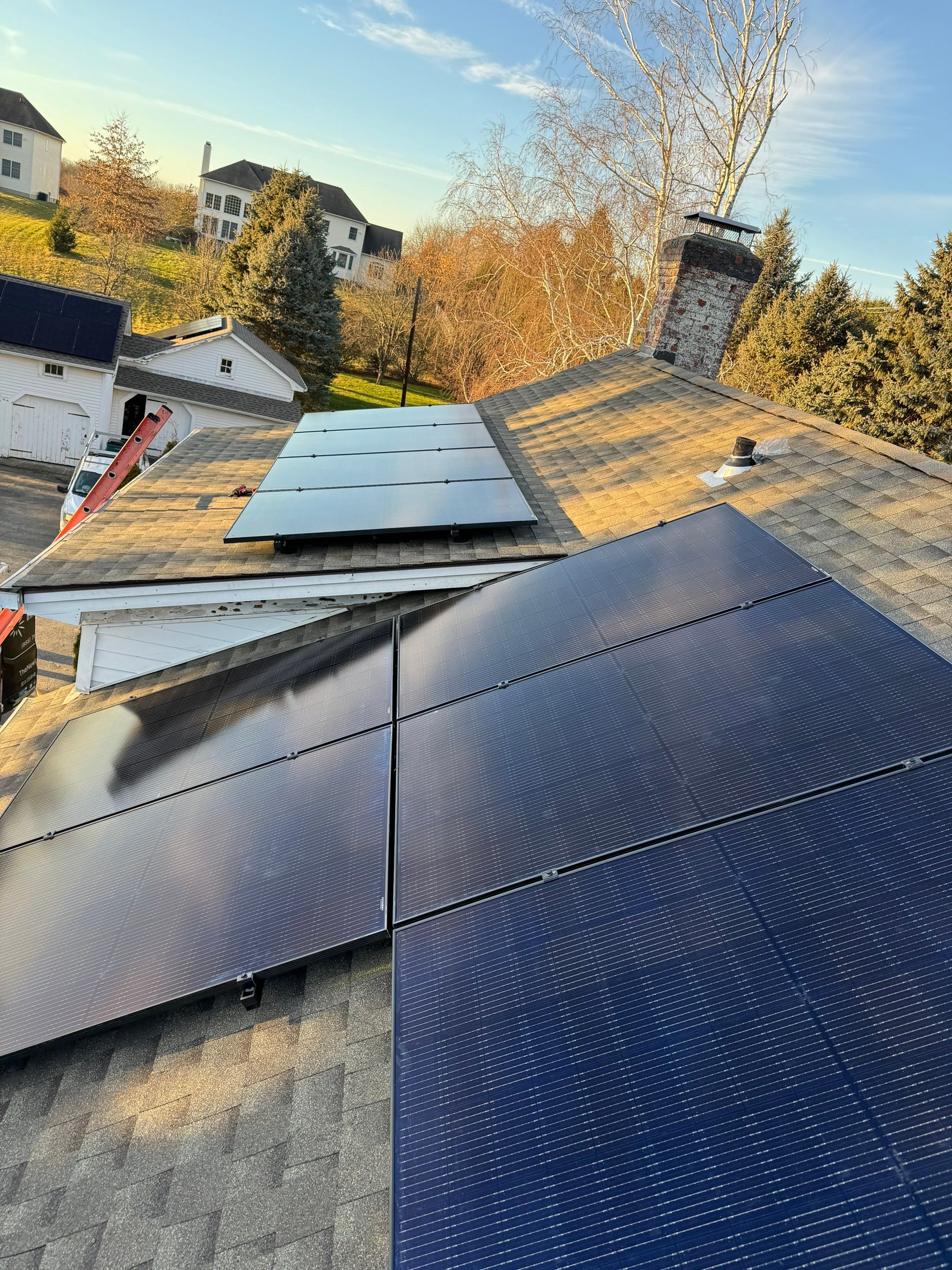 Solar Panel Installation on Main home & Garage by Infinity Solar Systems
