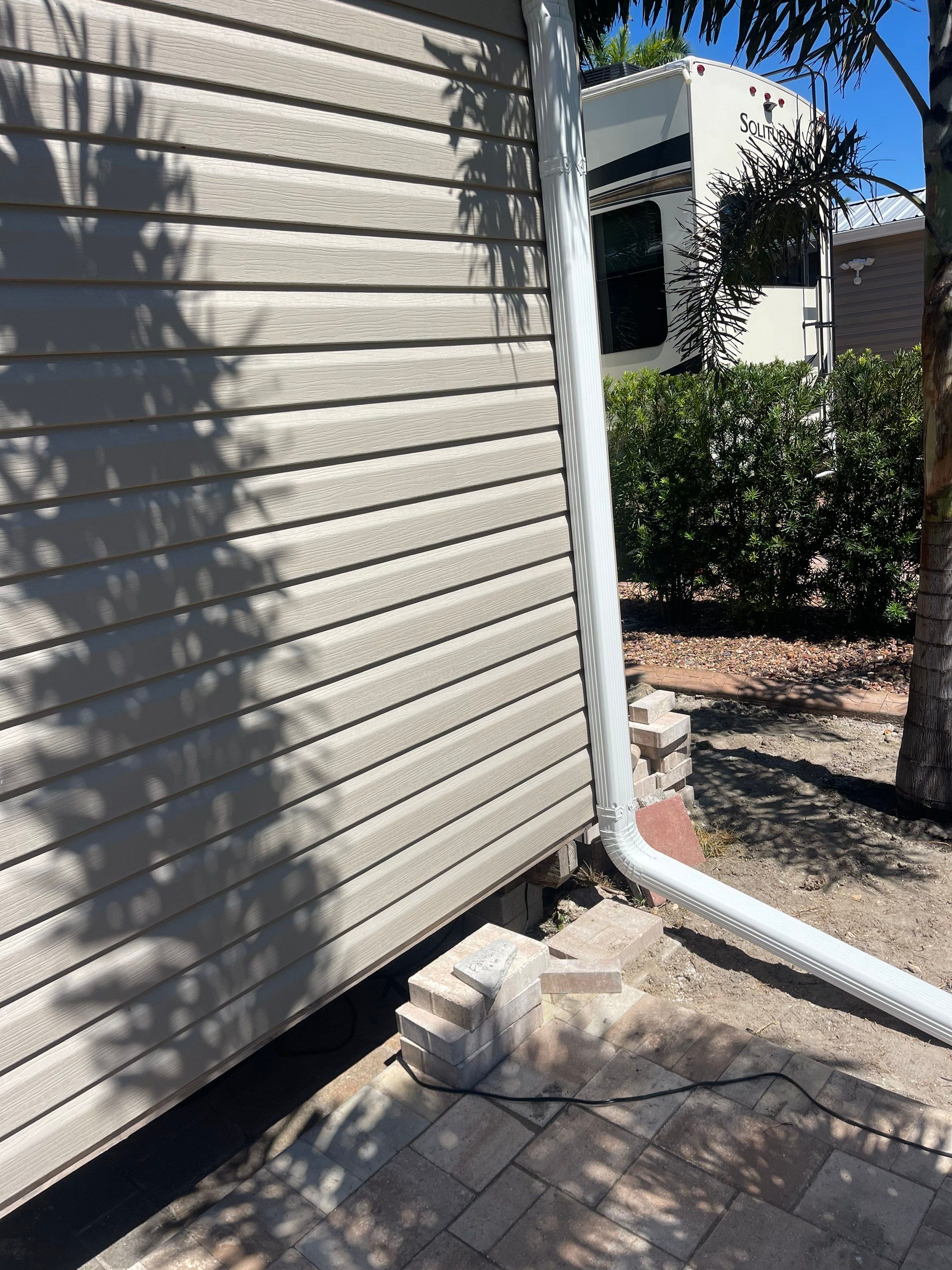 Downspout Replacement and Upgrade in Fort Myers FL by Gutter Professors
