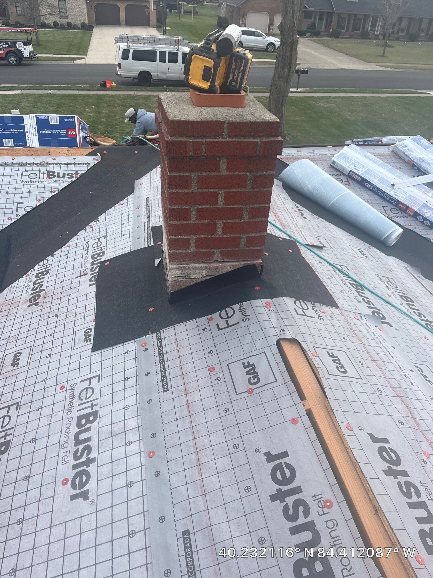 Residential Roofing Installation using GAF Timberline HDZ Charcoal by Nitro Roofing and Construction