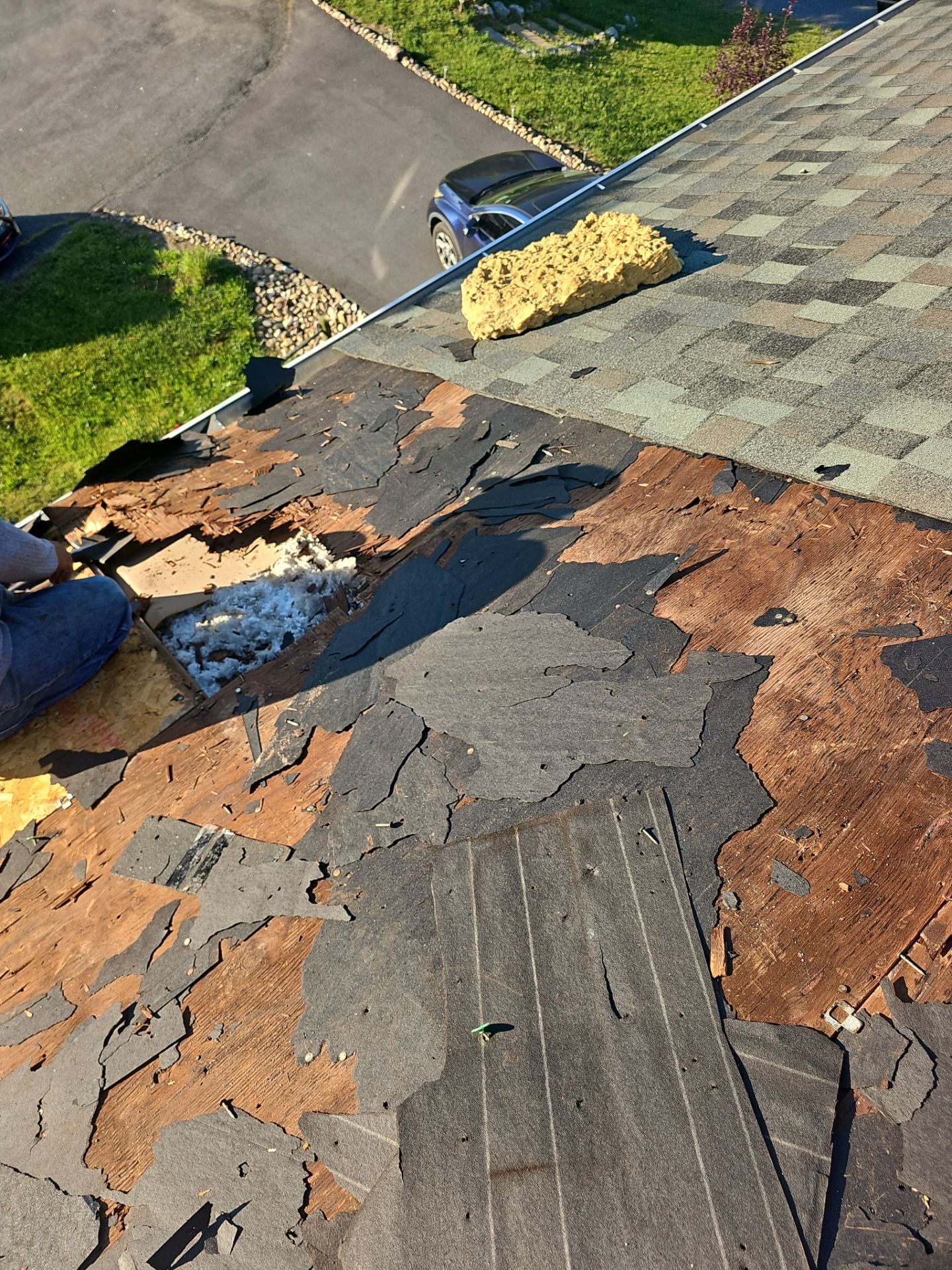 Roof Replacement - Colonial Slate  by Winchester Roofing
