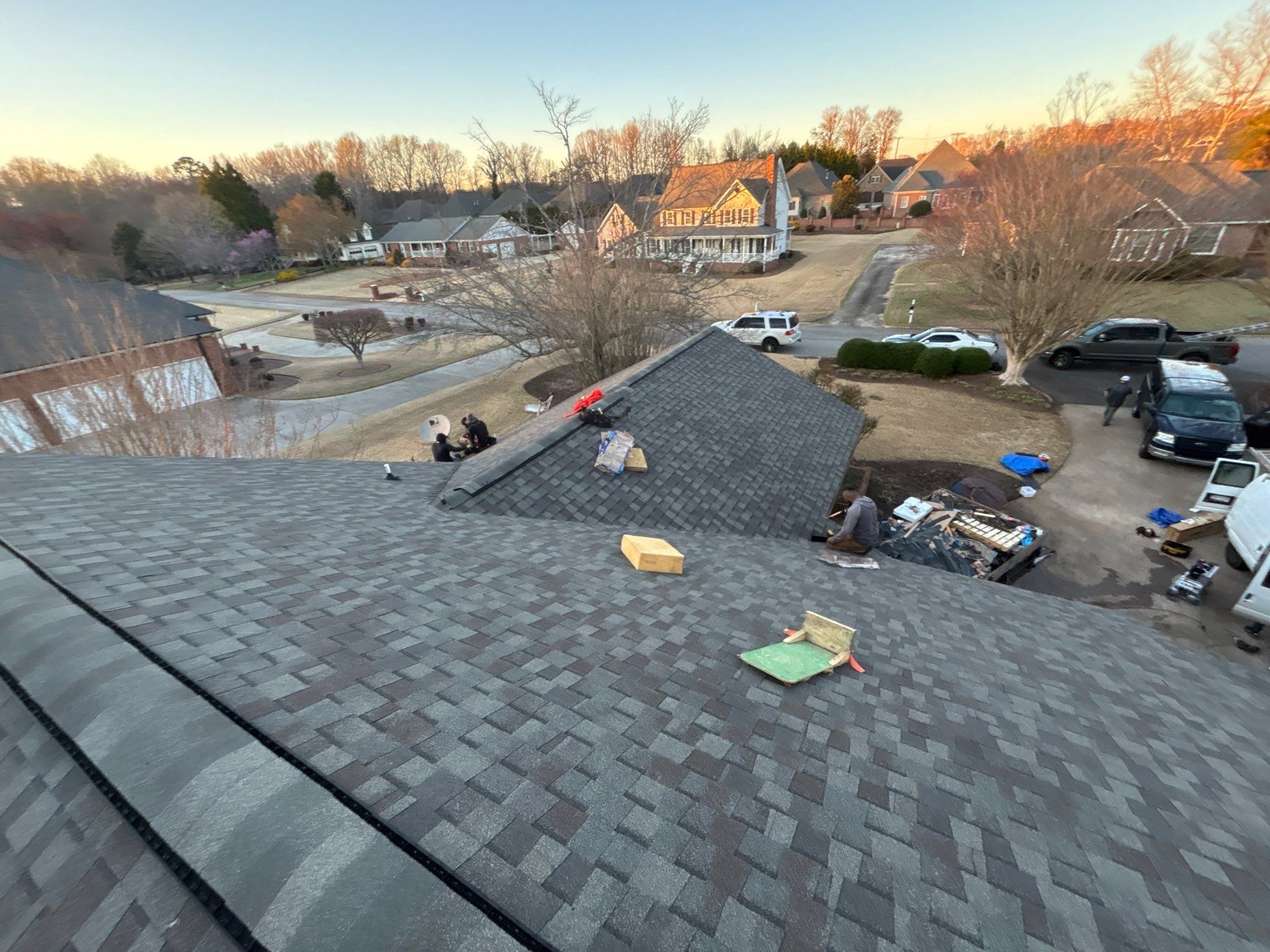 Easley Residential Roof Replacement Using CertainTeed Landmark Shingles by Roofers LLC
