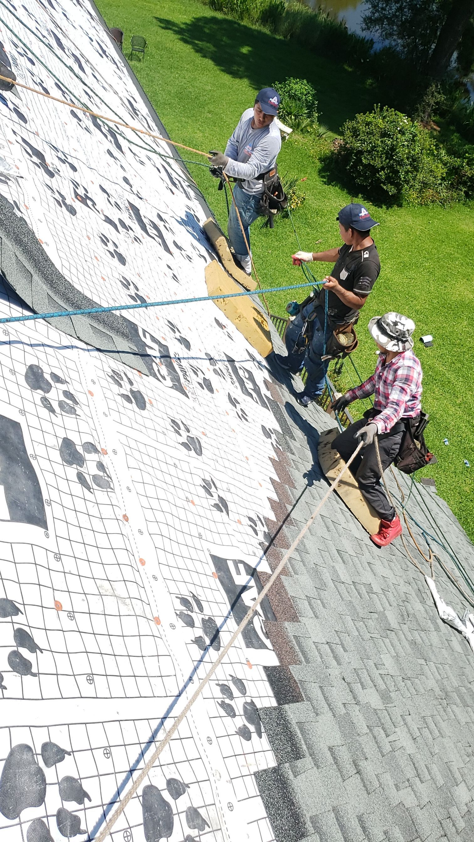 Residential Roofing Installation using Roof Replacement by American Roofing & Construction LLC
