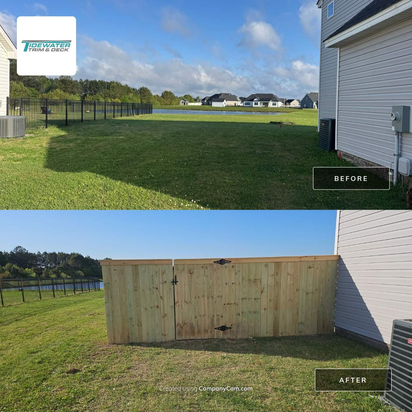 Stronger. Sleeker. Wood. by Tidewater Fence
