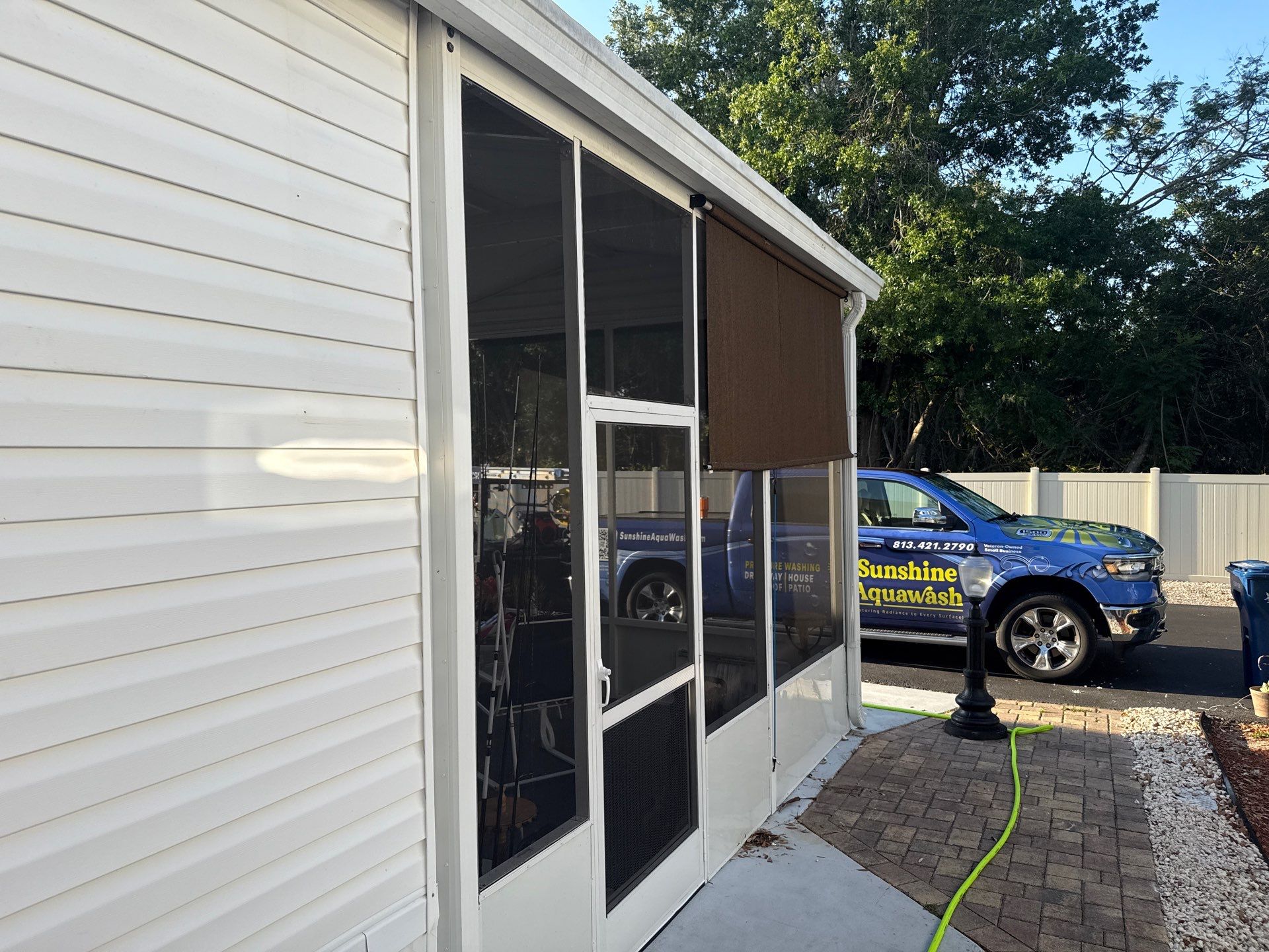 Mobile Home House Wash | Fisherman’s Cove RV Park | Terra Ceia, FL by Sunshine AquaWash