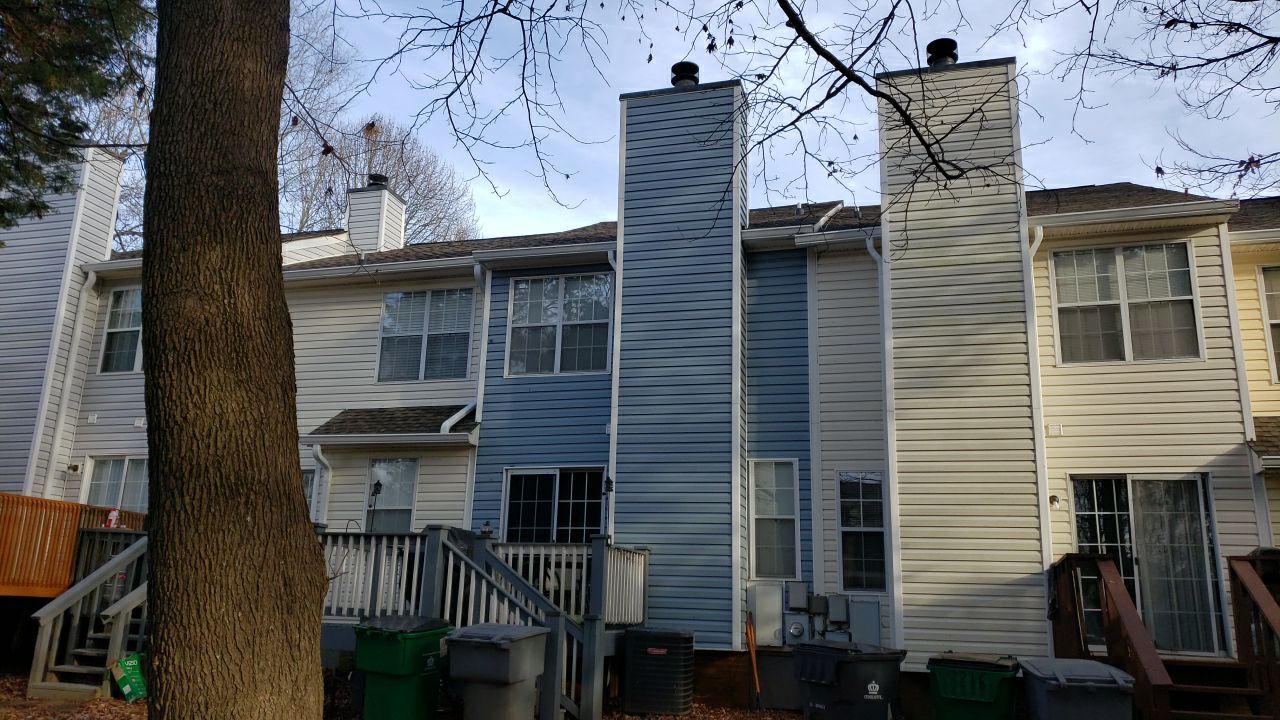 Gutter Cleaning using water by Power Wash Masters LLC