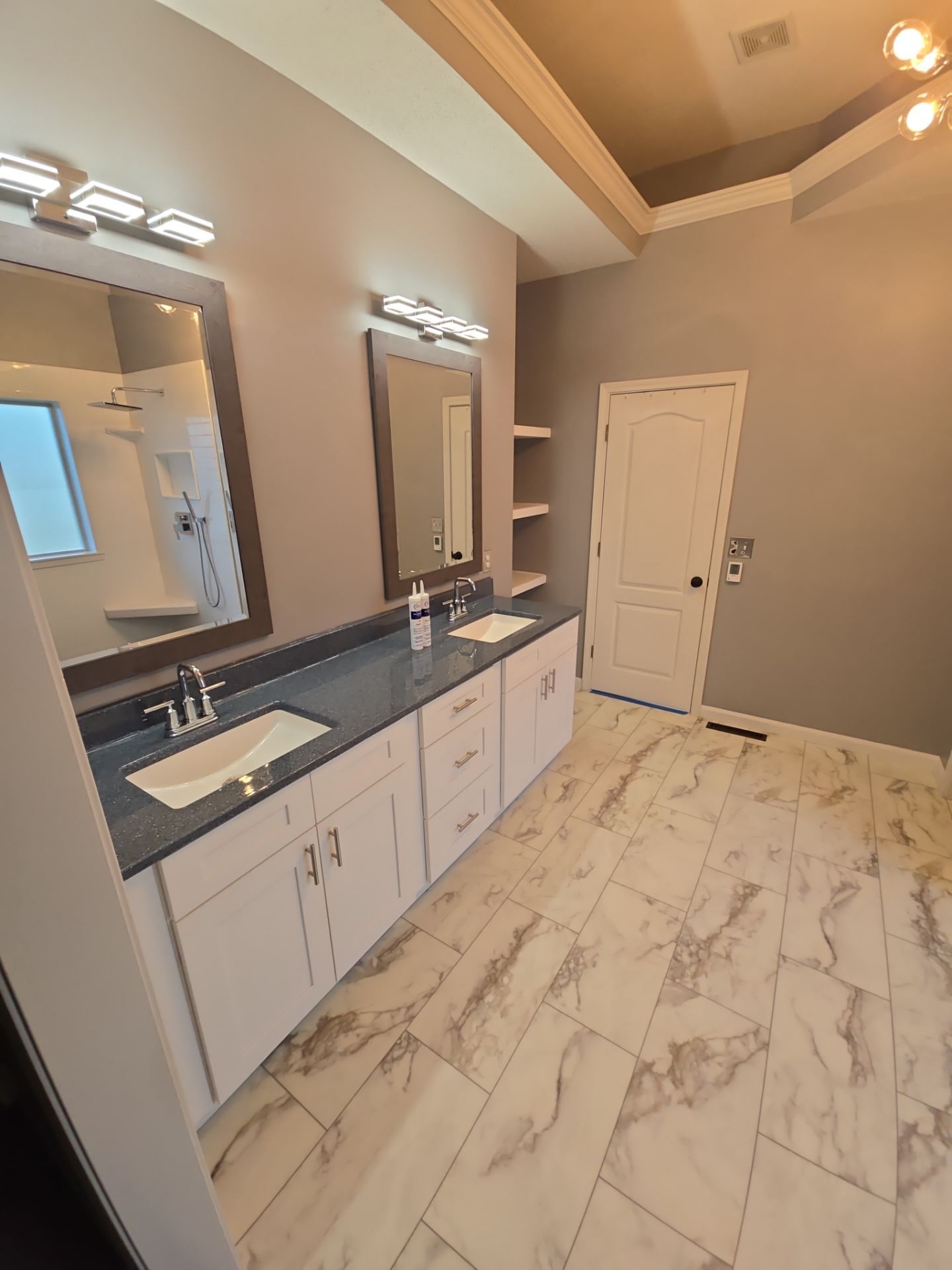 Bathroom Remodel using Onyx by The Shower Company