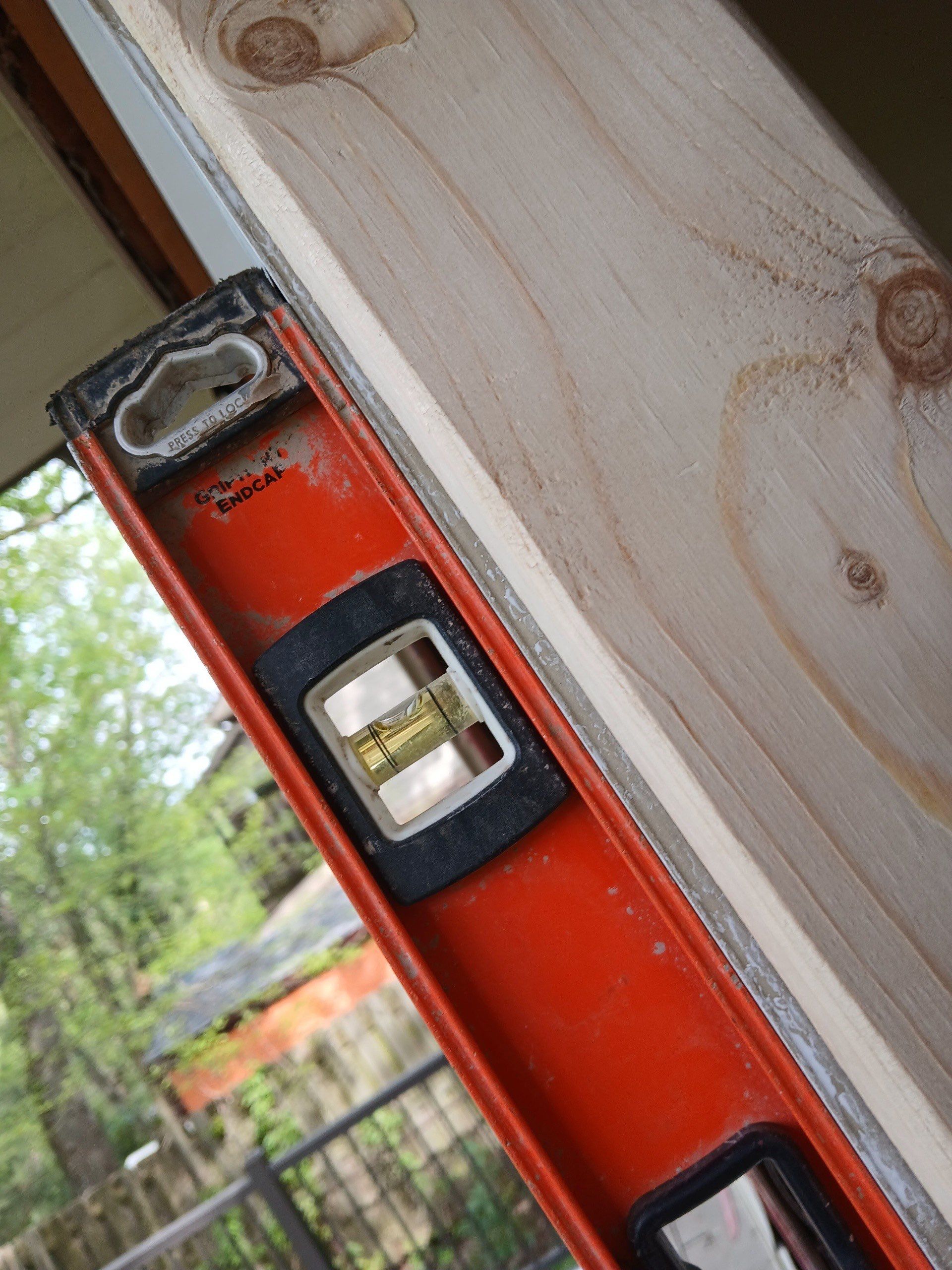Deck and door install by Cousins Roofing Siding & Decks