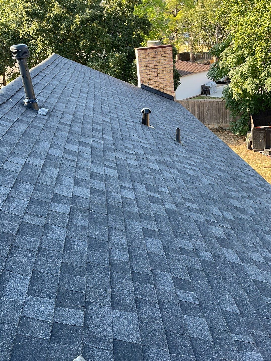 Customer approved through HOAIC to replace roof, paint trim, and repair window damage. by Roof Repair Services LLC