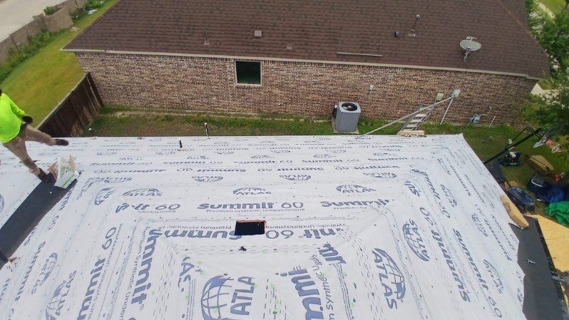 Residential Roofing Installation using ATLAS Pinnacle Pristine Shingles by Harvey Roofing & Construction