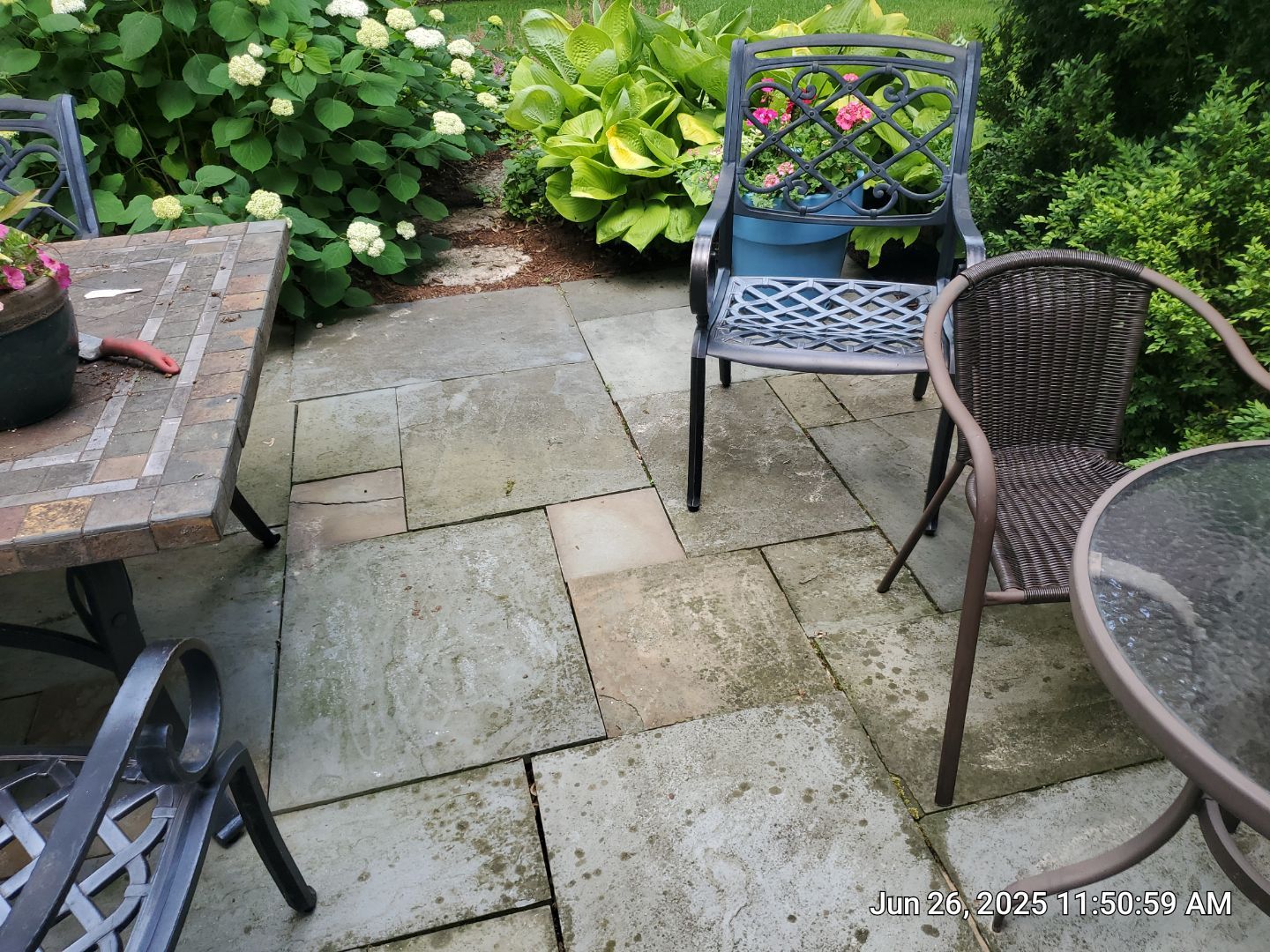 Glenview stone repair, and cleaning by Northern Power Washing LLC.