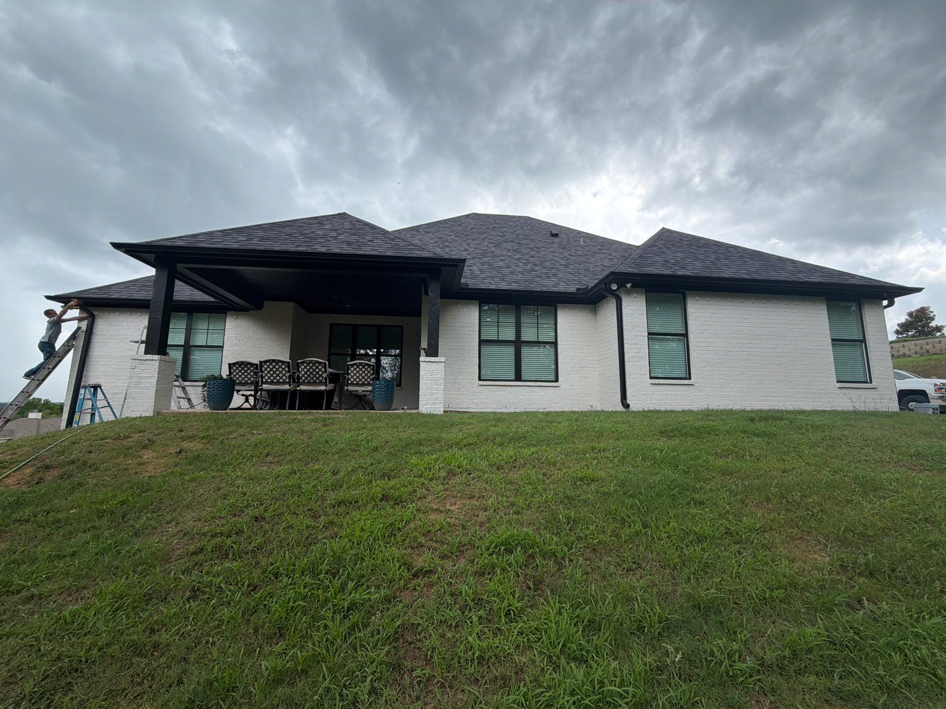 Bright Brick Repaint in Tyler, TX by Quality Coats Painting