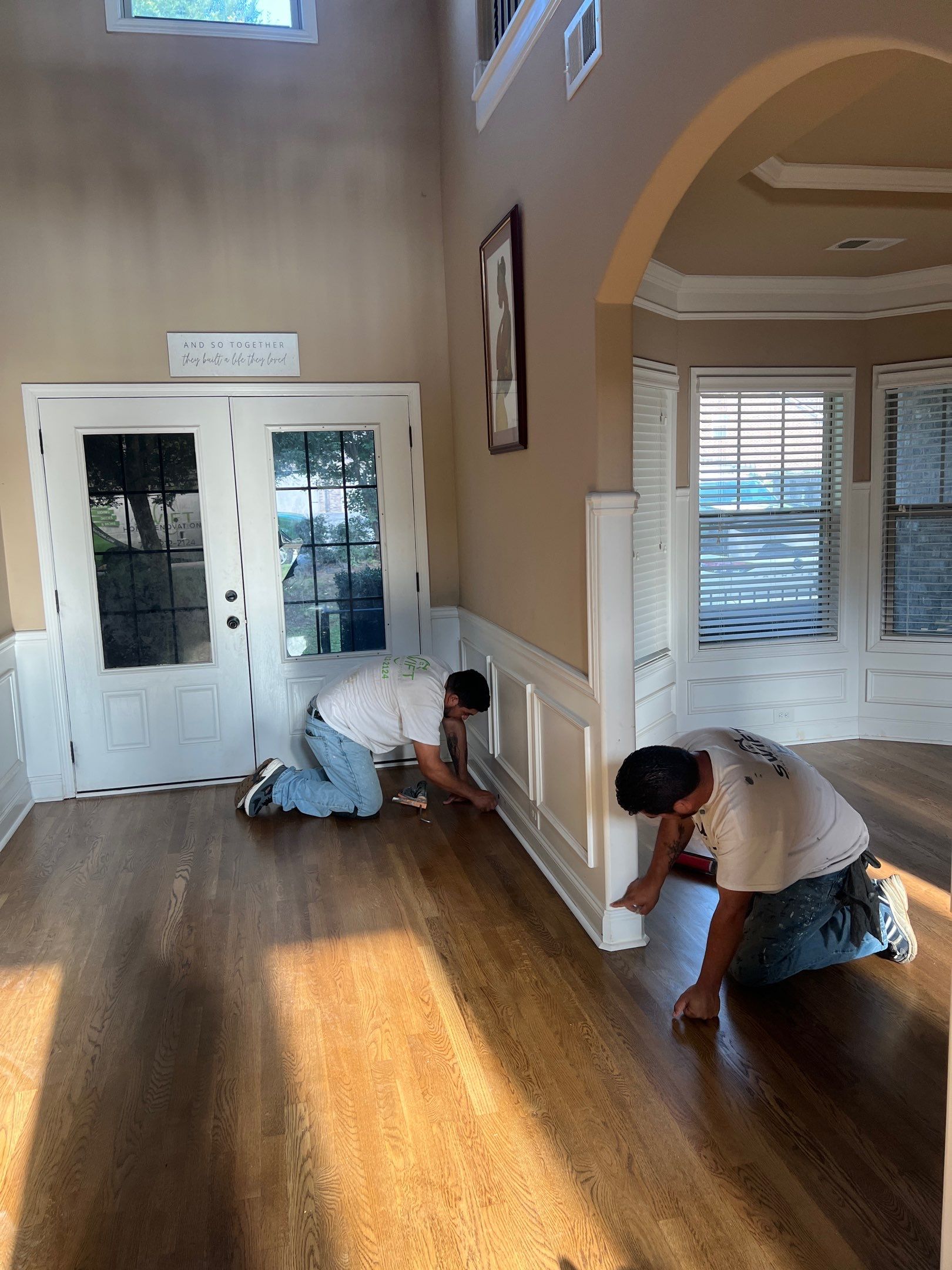 Multi-Room Interior Renovation and LVP Flooring Installation in Atlanta by Swift Home Renovations 