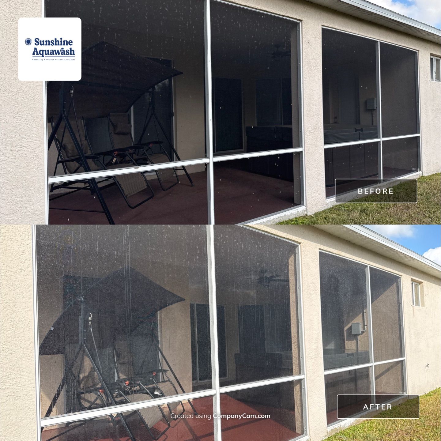Driveway and Lanai Cleaning In Ellenton, FL by Sunshine AquaWash