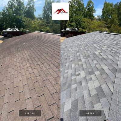 Residential Roofing Installation using Shingle