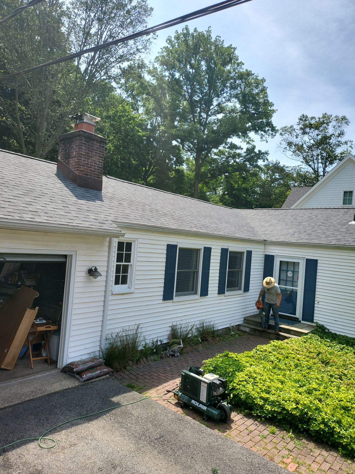 Residential Roofing Installation using Owens Corning TruDefinition Duration AR - Estate Gray by A Plus Exterior