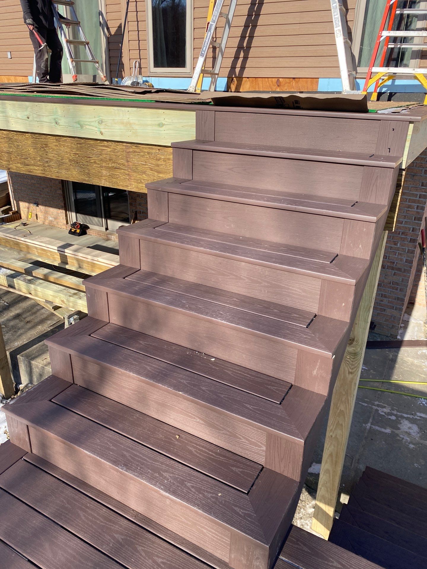 Deck and Roof Build by Cousins Roofing Siding & Decks
