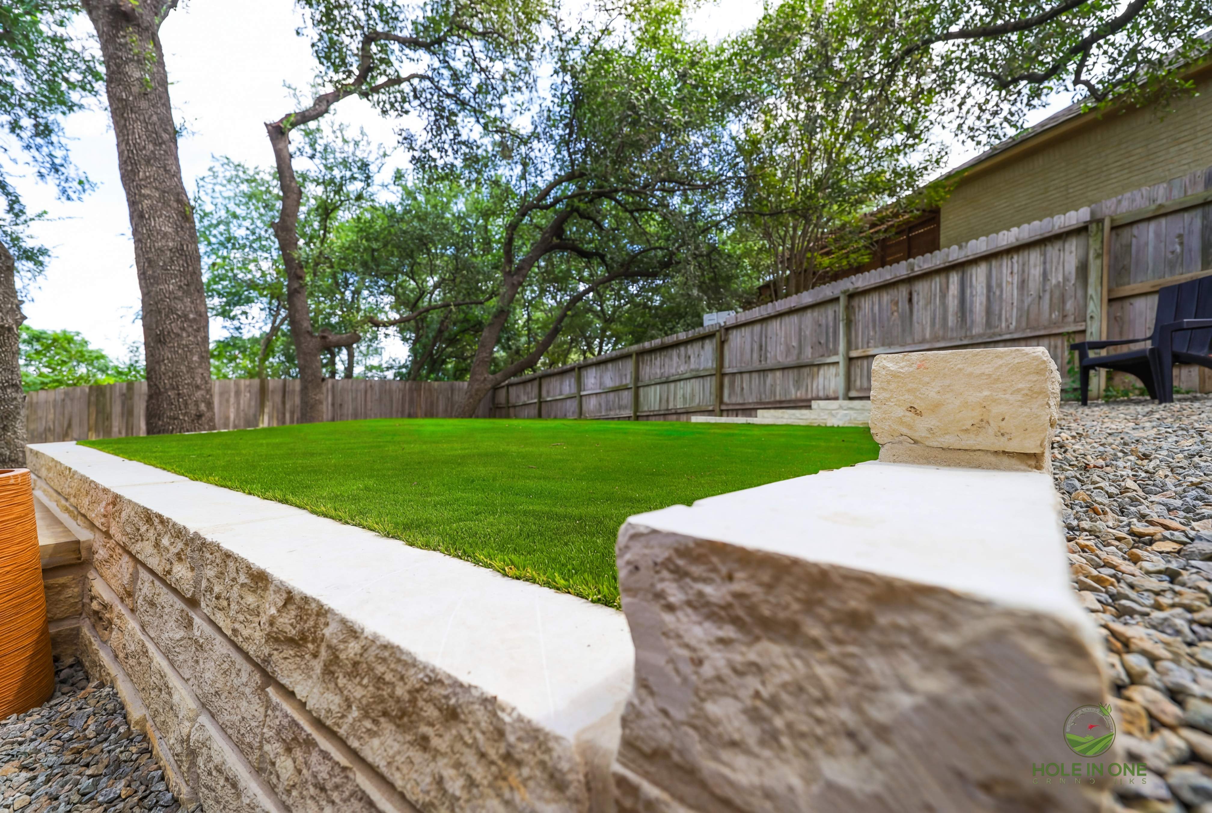 Fall Creek, San Antonio TX by Hole In One Lawns, LLC