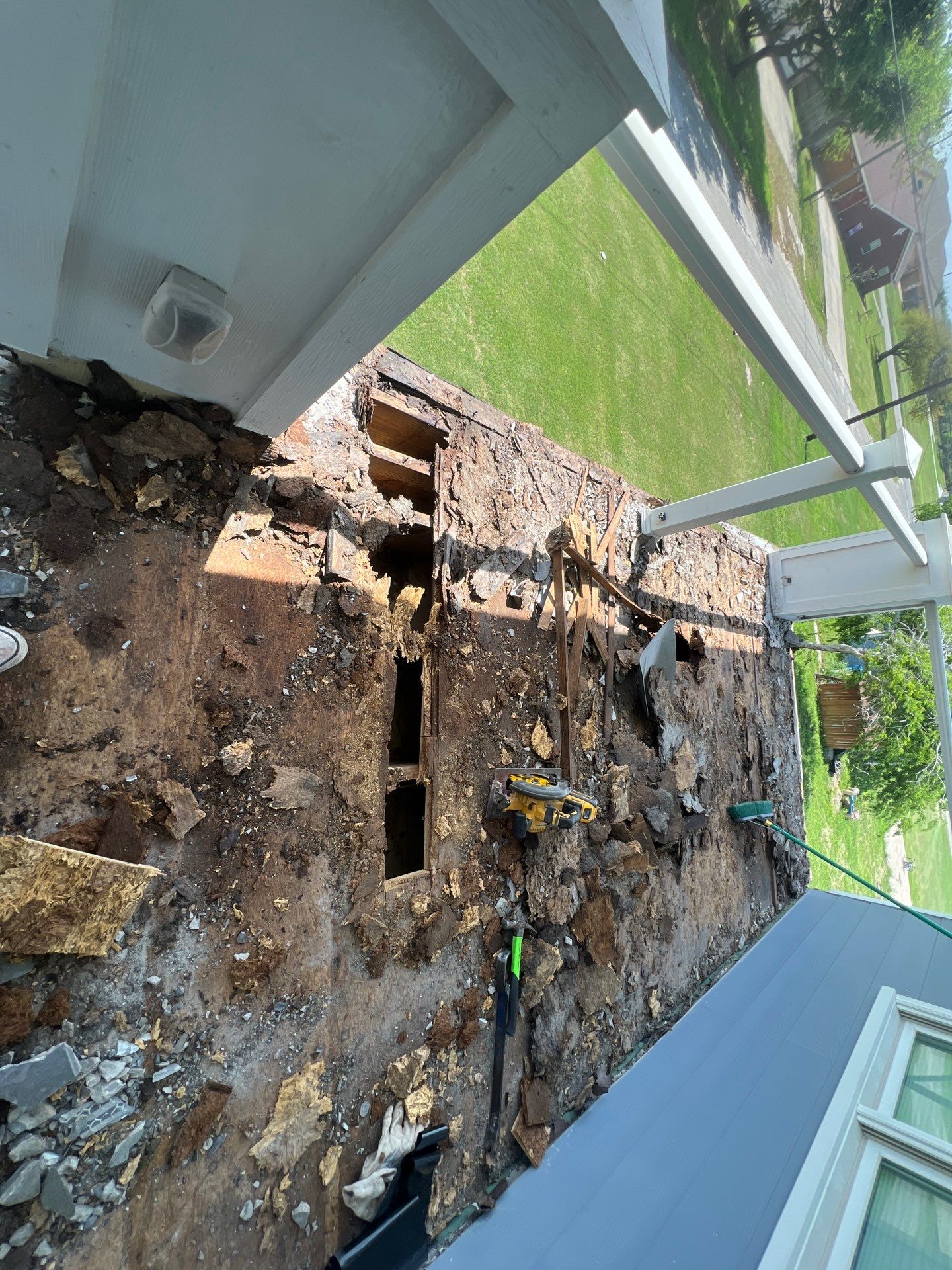 Walk Out Patio Cover by Bayfront Roofing and Construction