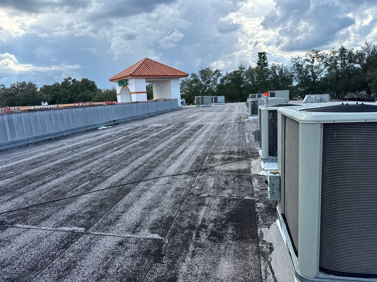 Modified Bitumen Commercial Roof Installation for Tampa Strip Mall by CES Roofing