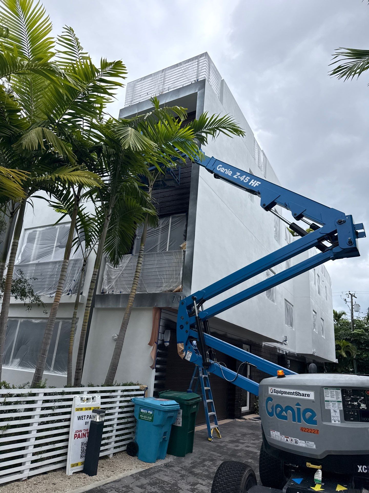 Fort Lauderdale Town Homes Exterior Painting by John “The Greek” Painting