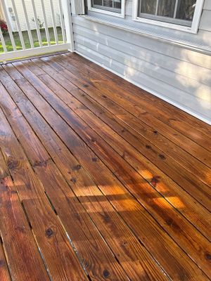 Deck using Wood Sealant