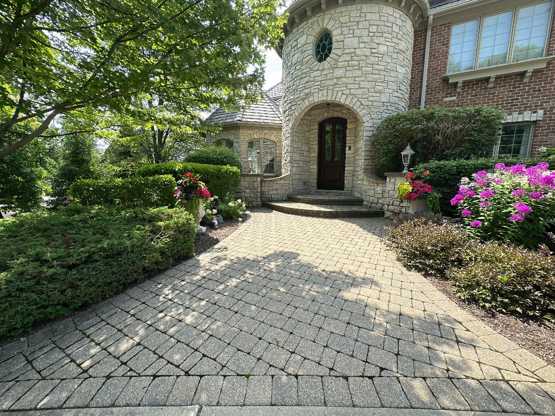 Brick paver clean, sand and seal.  using Surebond SB-1300 by Northern Power Washing LLC.