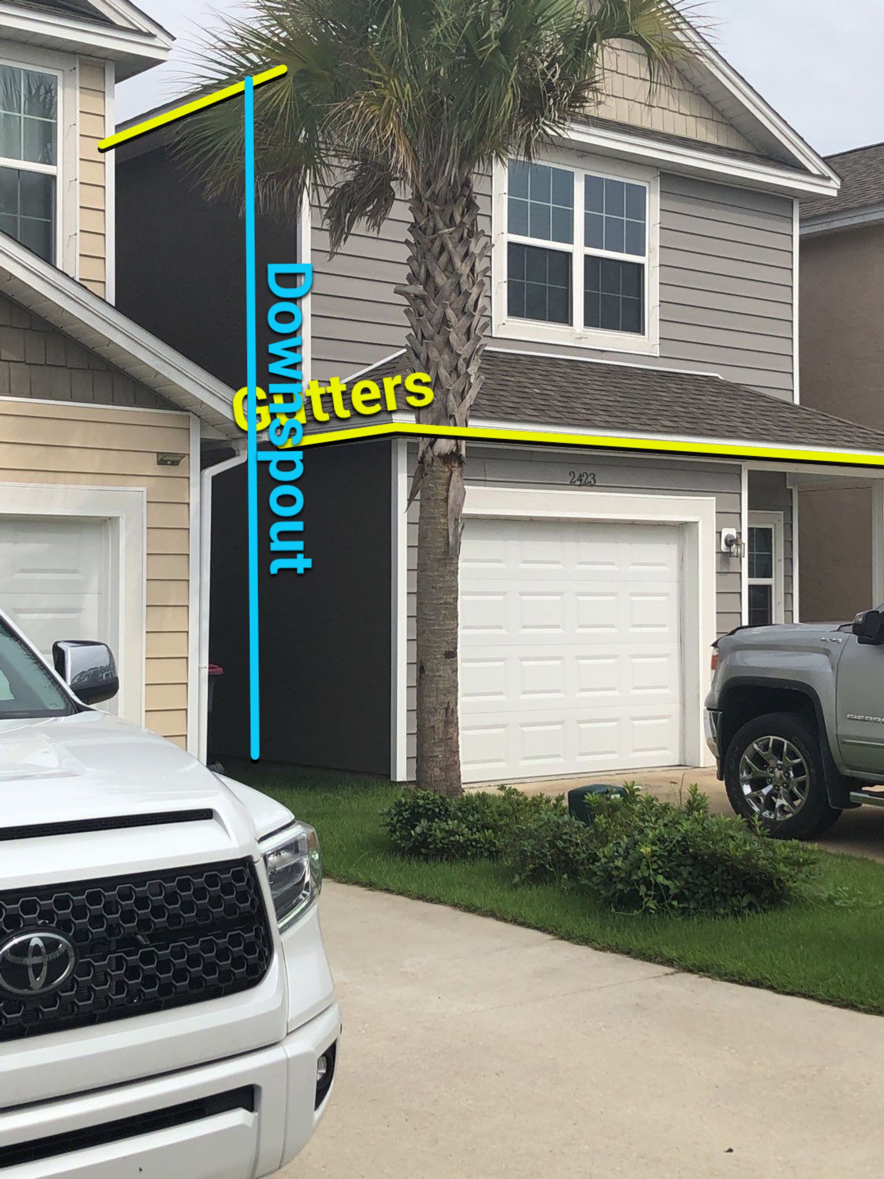 Seamless Gutter Installation using White K-Style Gutters by Gutter Professors
