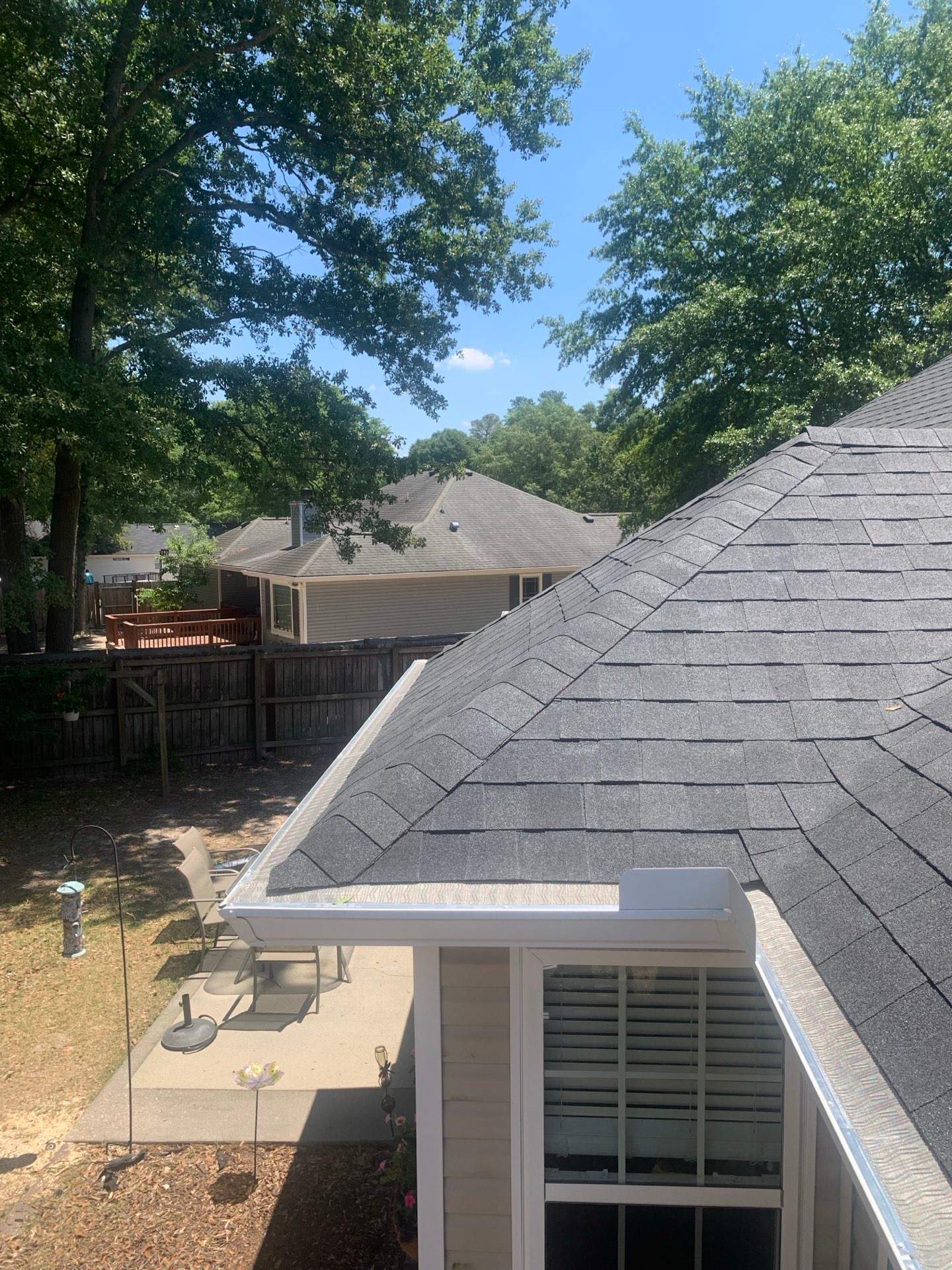 Roof Replacement- Atlas Black Shadow- Gutters & Guards- North Augusta by South Point Roofing