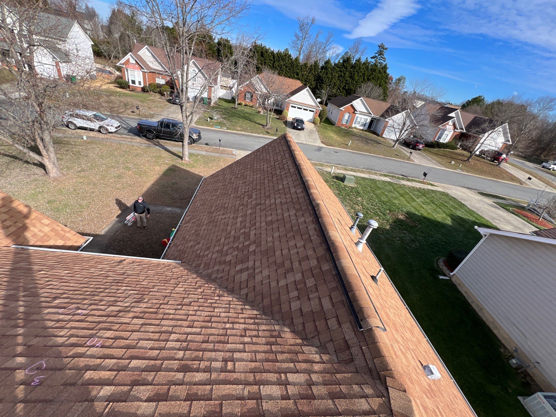 Residential Roofing Installation using GAF Timberline HDZ Charcoal by RISE Roofing & Restoration, LLC