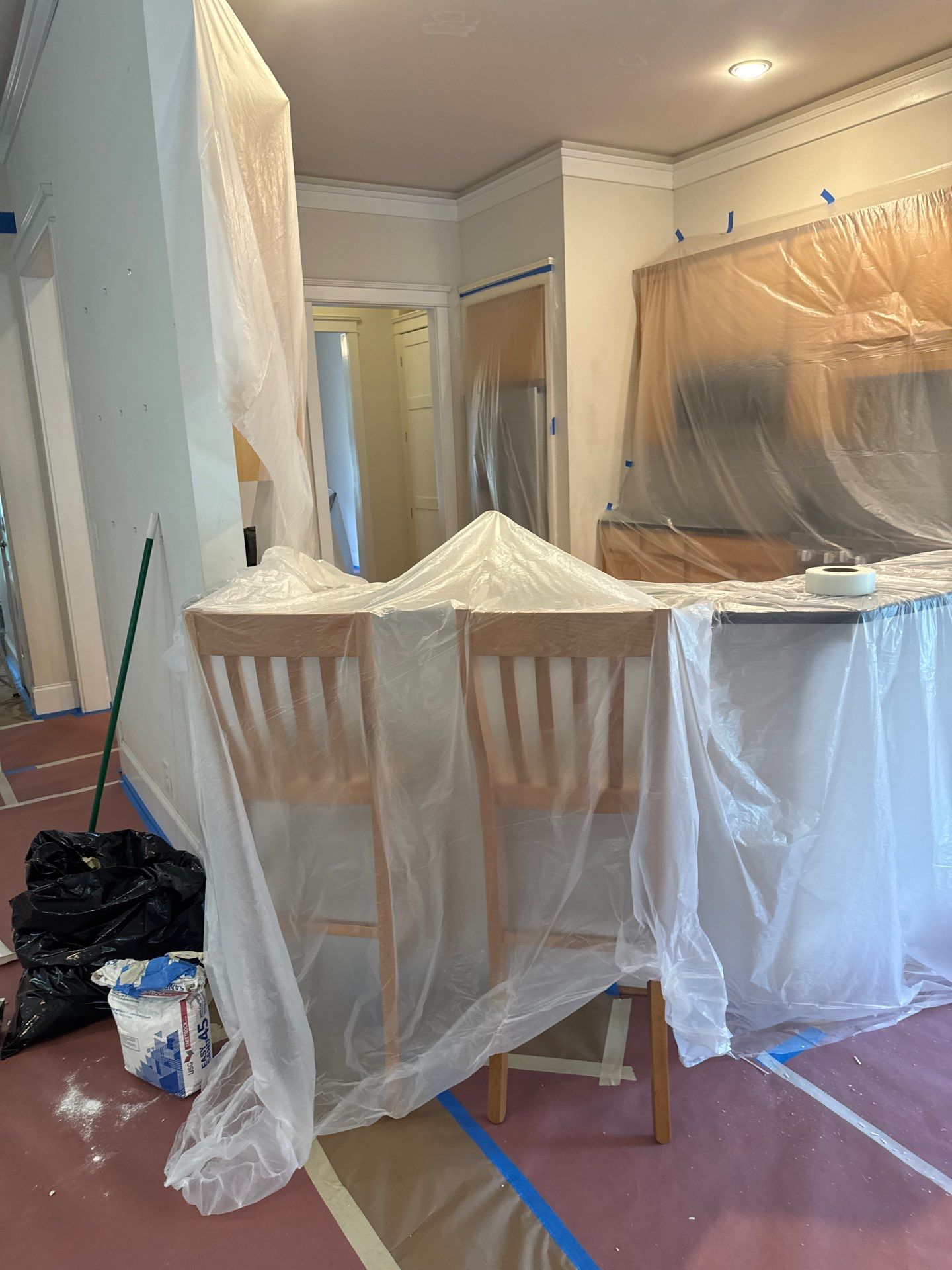 Interior Walls and ceiling painting by GonzalezPainters & Contractors Inc 