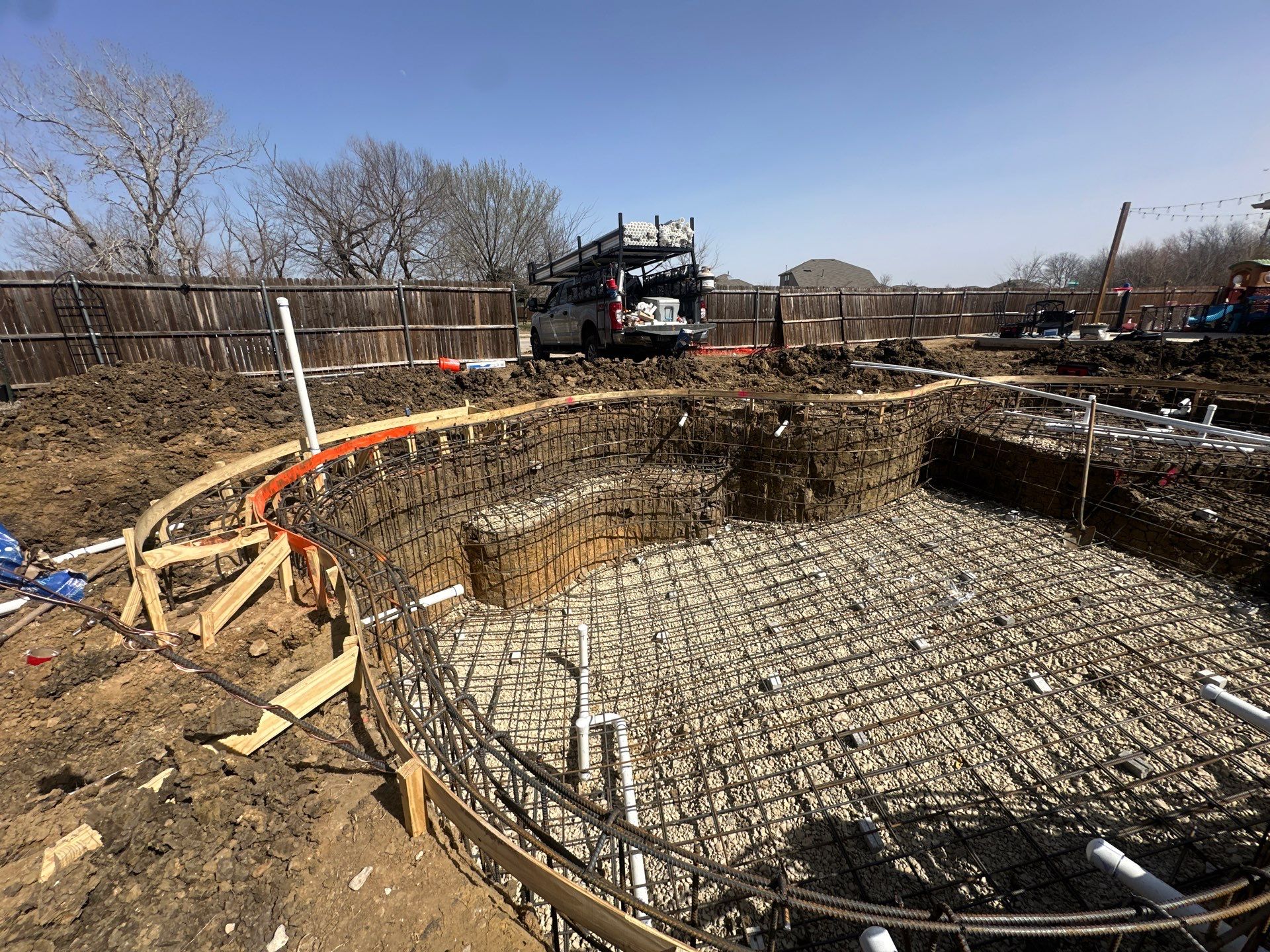 Freeform Pool with Waterfall Rock by Pinnacle Pools and Spas - DFW