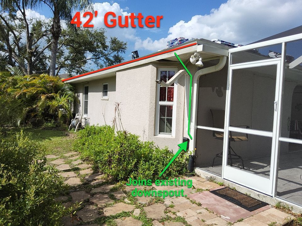 Seamless Gutter Replacement in Punta Gorda FL by Gutter Professors