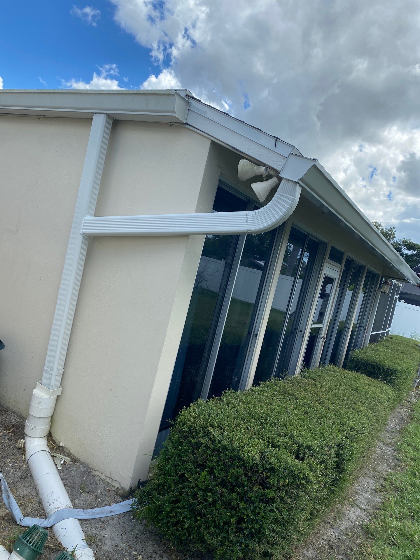 Full Gutter System Installation in Sarasota FL by Gutter Professors