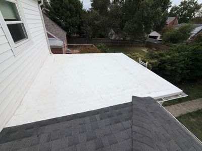 Richmond Roof Replacement Including Flat Membrane and Asphalt Shingles