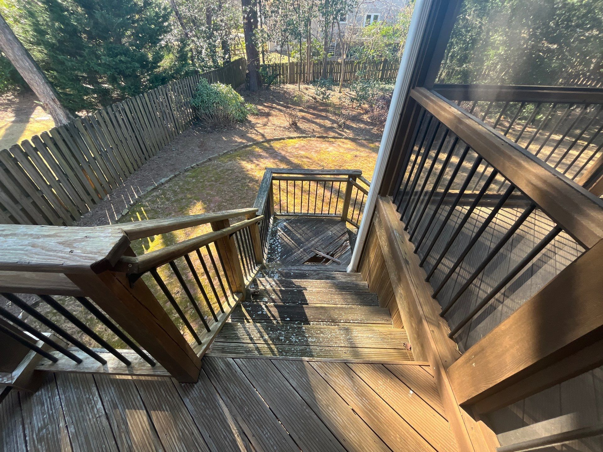Wood Deck Build in Roswell, GA by Nelson Exteriors 