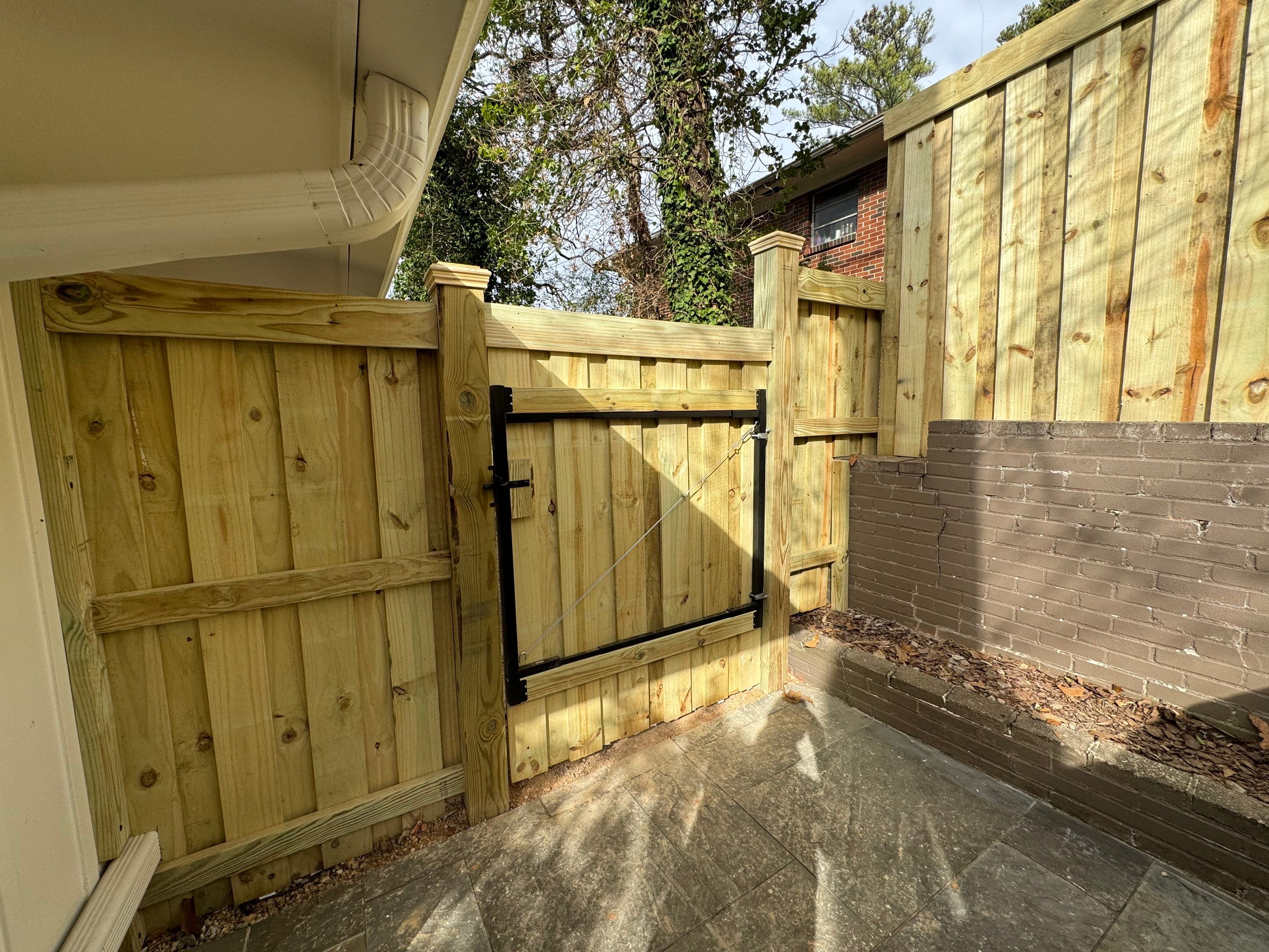 Crestline - Board on Board Fence by Pillar and Pine