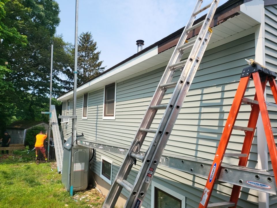 Siding Installation using Certainteed Monogram Seagrass by A Plus Exterior