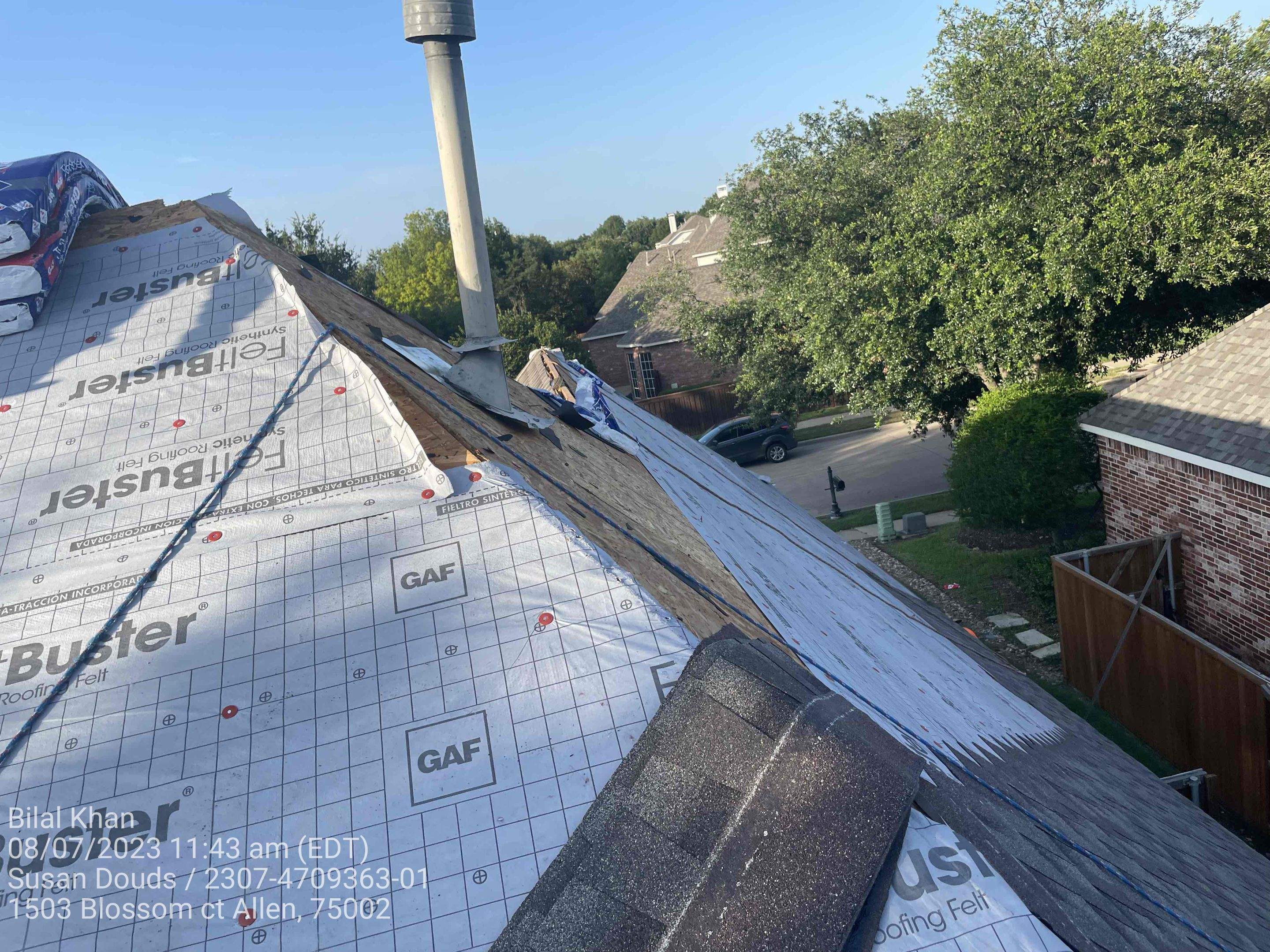 Project in Allen by Zeus Exteriors