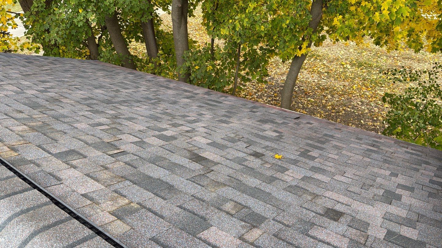 Roof Replacement using Owens Corning Midnight Plum by 180 Contractors