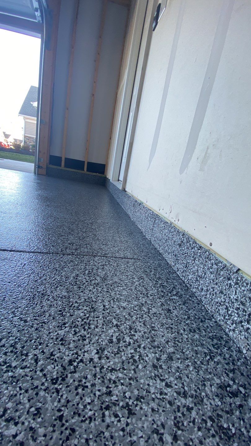 Garage Floor using Smoke by Your1DayFloor.com