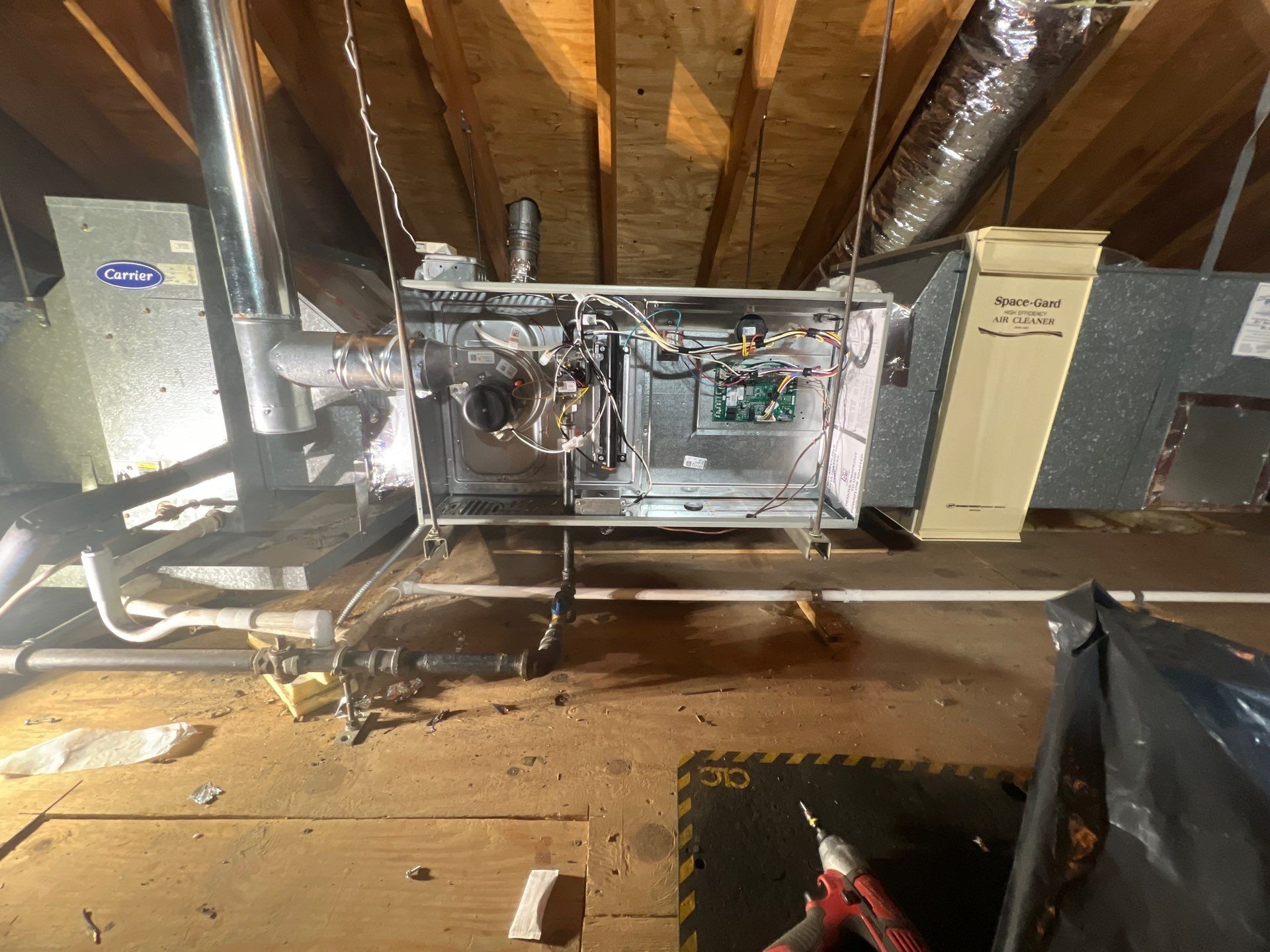 Installed Mitsubishi Electric high-efficiency gas furnace — Marblehead, MA by FAGONE MECHANICAL