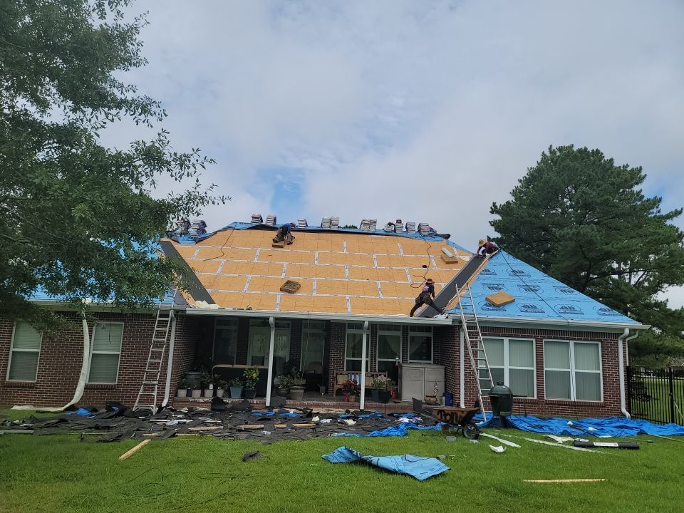 Residential Roofing Installation using Roof Replacement by American Roofing & Construction LLC