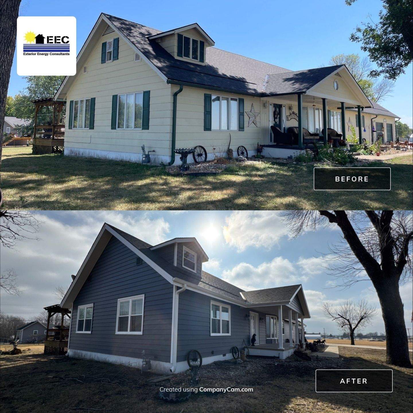 Siding Installation using Craneboard D7 by EEC Windows, Siding & Roofing